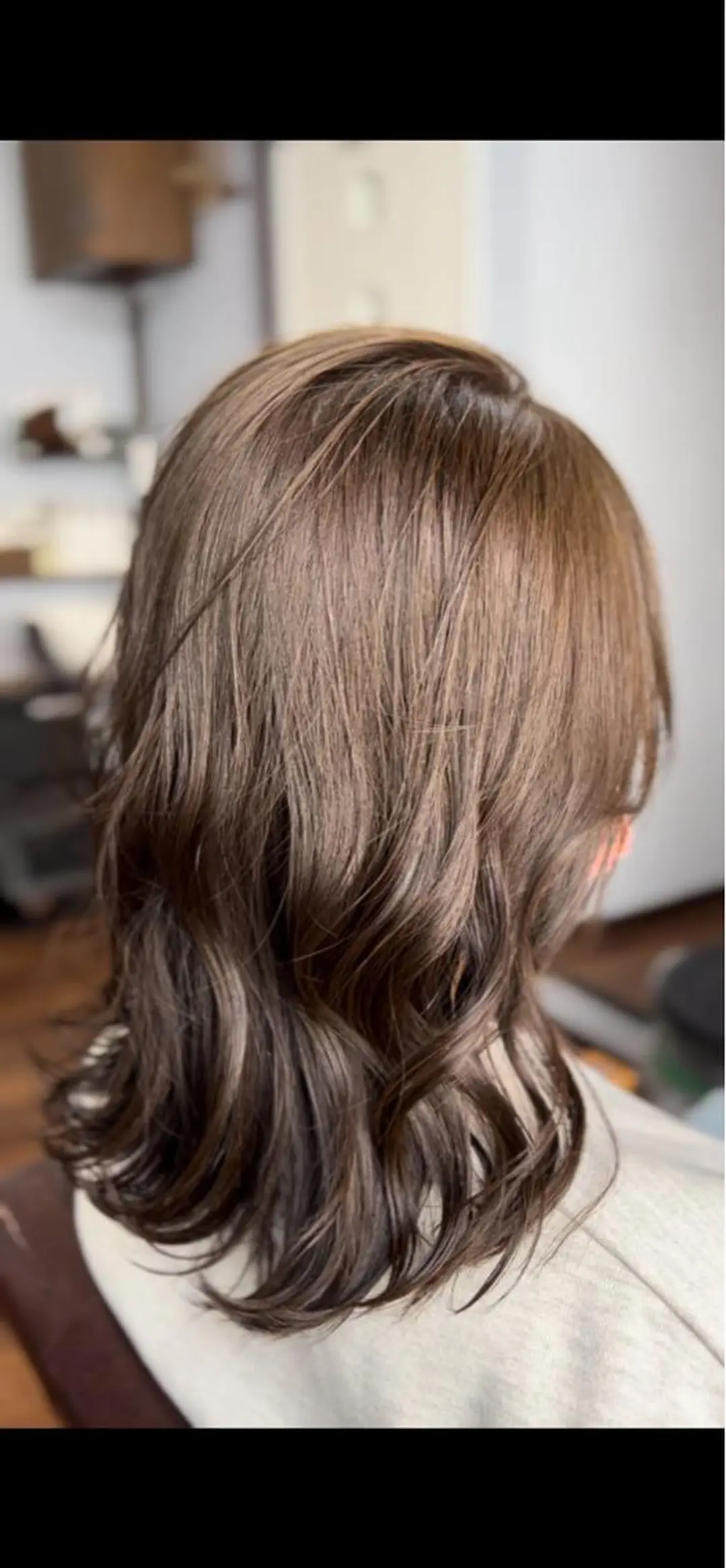 ミディアム カラー オリーブカラー オレンジ 🌈美髪✂︎艶色🎨 頭皮改善🍀TAKUのヘアスタイル