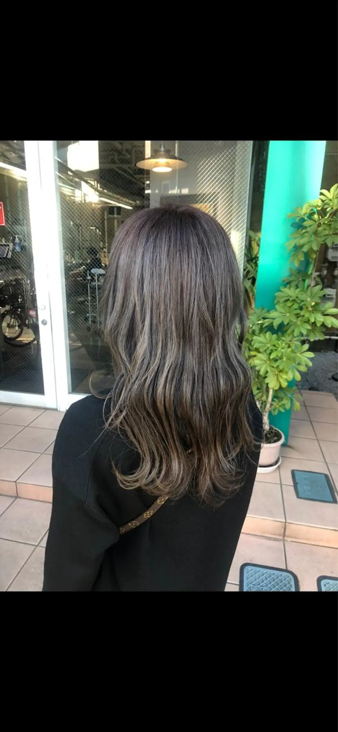 セミロング カラー グレージュ カット ヘアカラー ROBOT   PLUS所属・大野 悠平のヘアスタイル