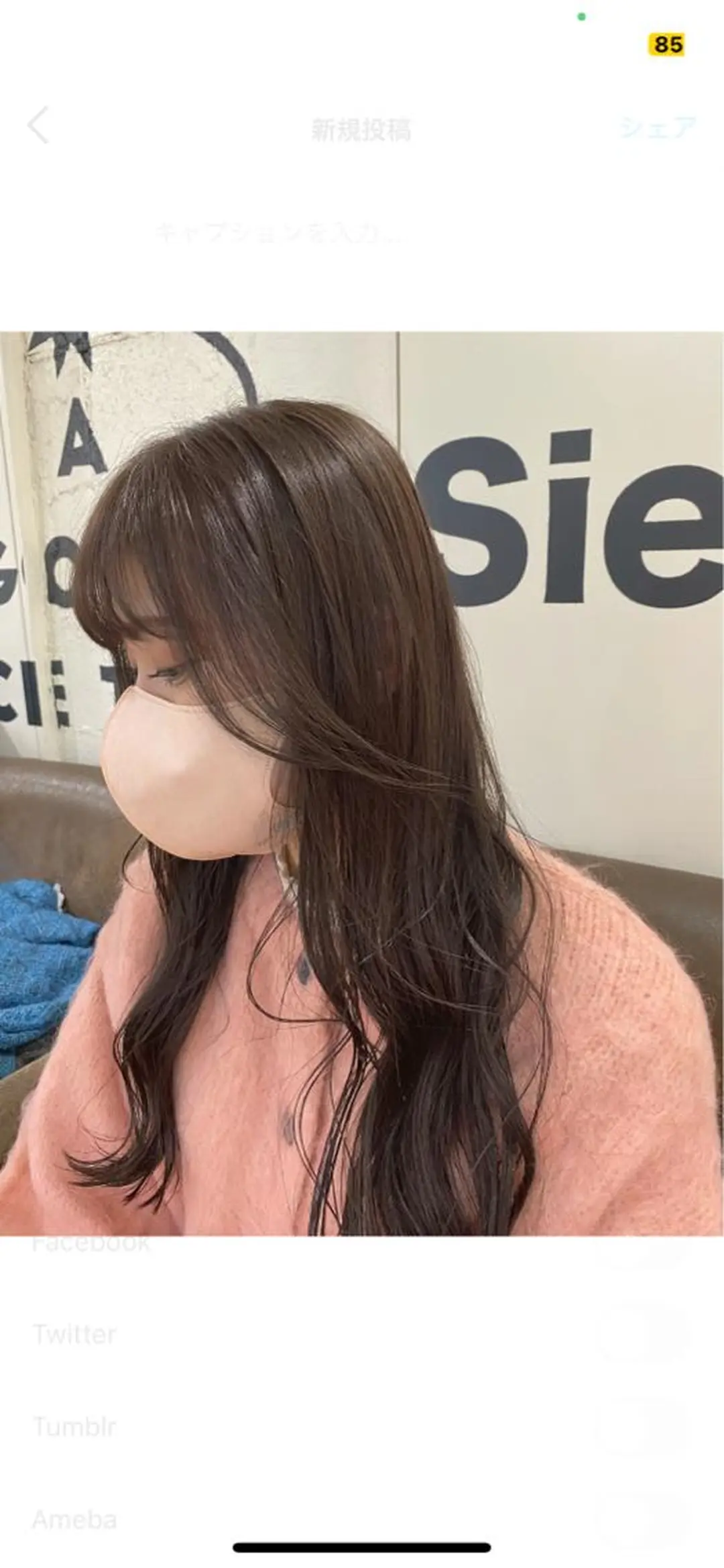 ロング ヘアカラー トリートメント ☁️透明感カラー☁️ Reikaのヘアスタイル
