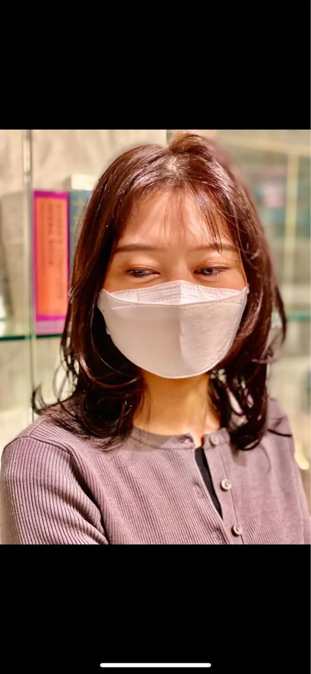 ミディアム カラー ROBBY所属・松井美樹/似合わせ ガーリー・韓国のヘアスタイル