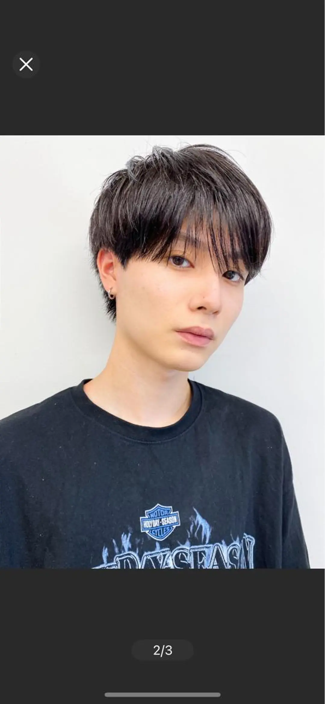 ショート カラー パーマ メンズ カット ヘアカラー 💎韓国風レイヤー/ 透明感💎藤咲僚汰のヘアスタイル