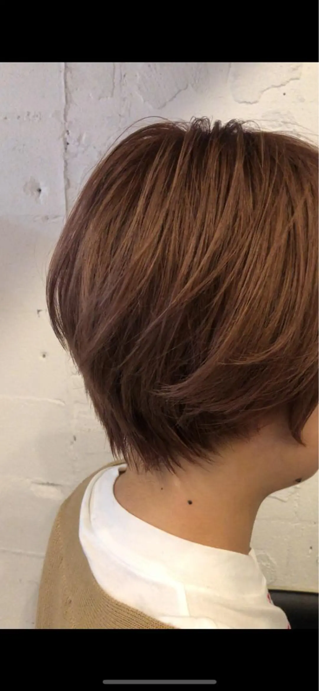 ショート カラー ハイトーンカラー ショートヘア カット ヘアカラー トリートメント ショートカット🍃 岡元瑞貴のヘアスタイル