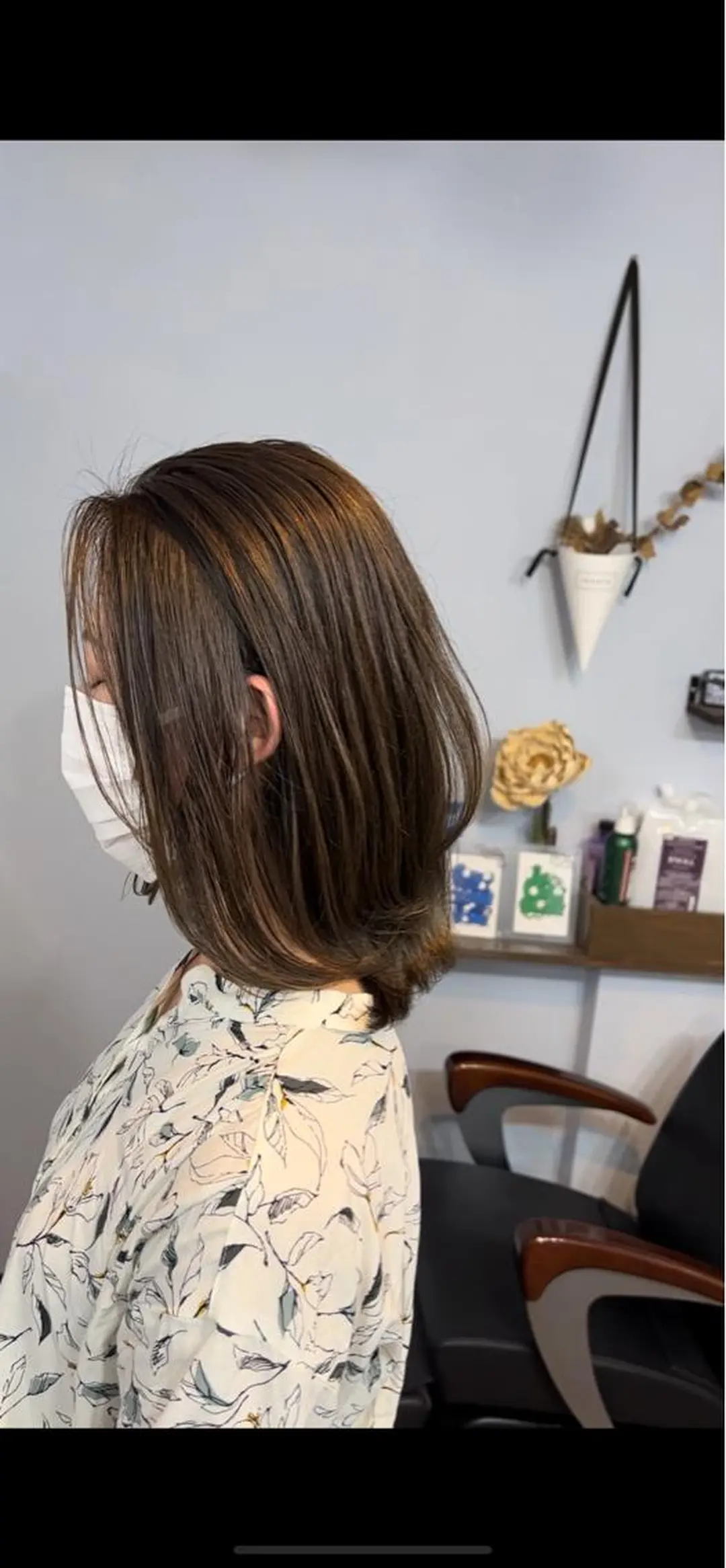 ミディアム カラー 透明感カラー グレージュ 🌈美髪✂︎艶色🎨 頭皮改善🍀TAKUのヘアスタイル