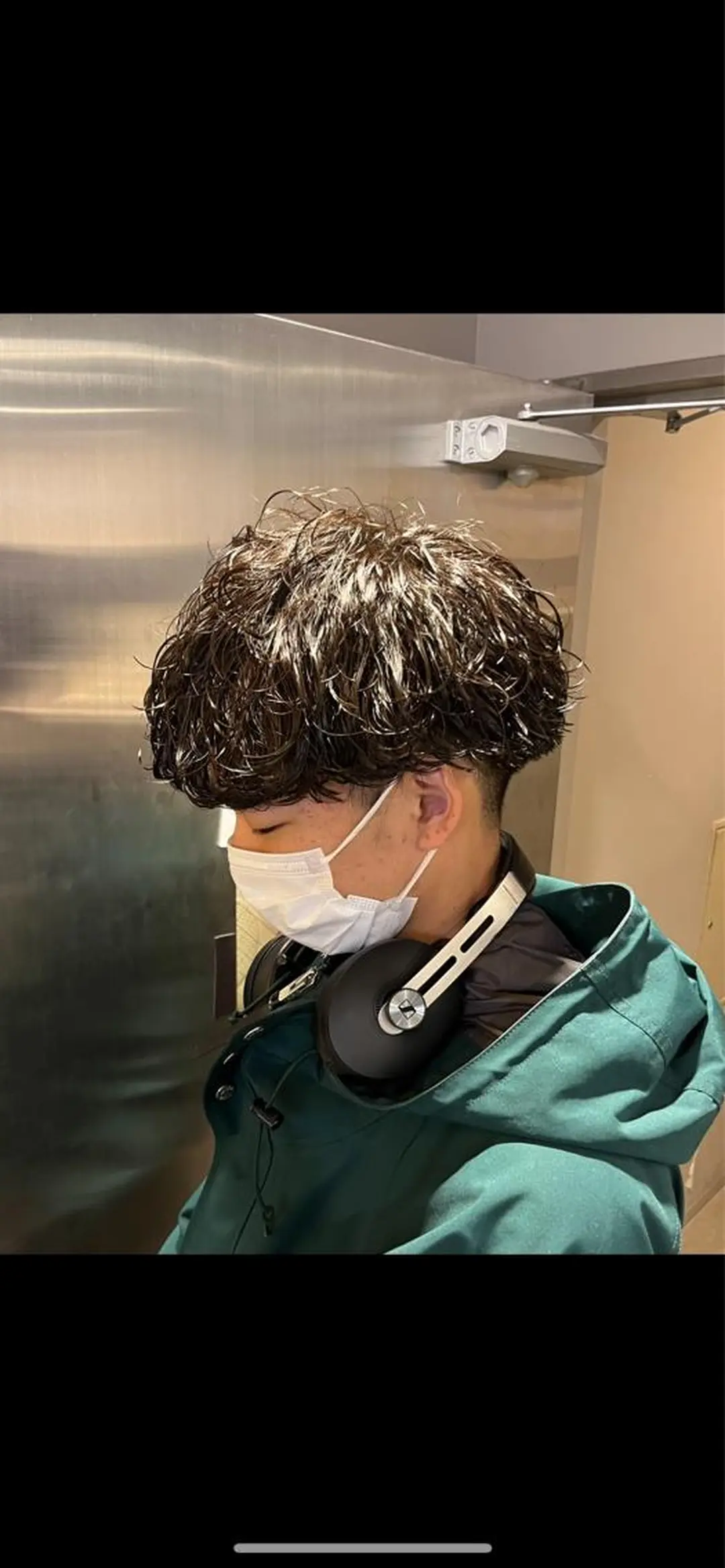 ミディアム パーマ メンズ 川崎1メンズパーマ師 🌀岩﨑弘成🌀のヘアスタイル