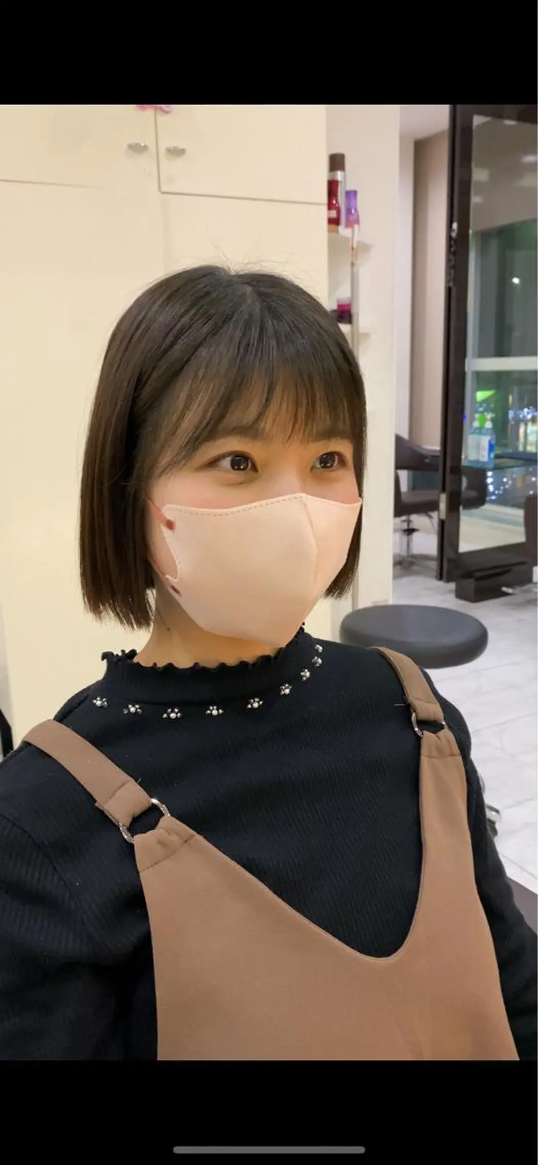 ミディアム カラー グレージュ カーキグレージュ ボブ Agu hair TENOE大宮氷川参道店所属・☀️透明感艶感カラー 増田魁土☀️のヘアスタイル