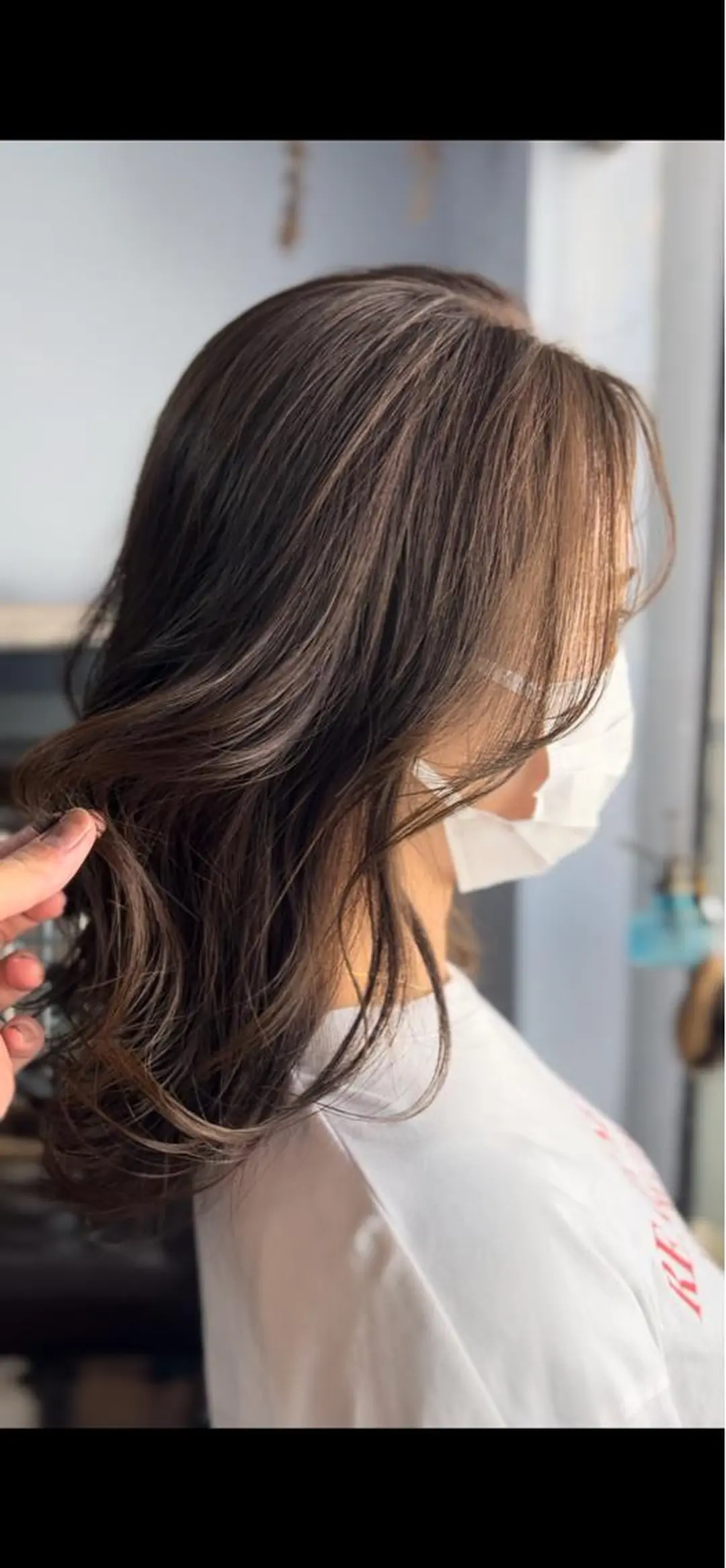 ミディアム カラー オリーブカラー オレンジ 🌈美髪✂︎艶色🎨 頭皮改善🍀TAKUのヘアスタイル