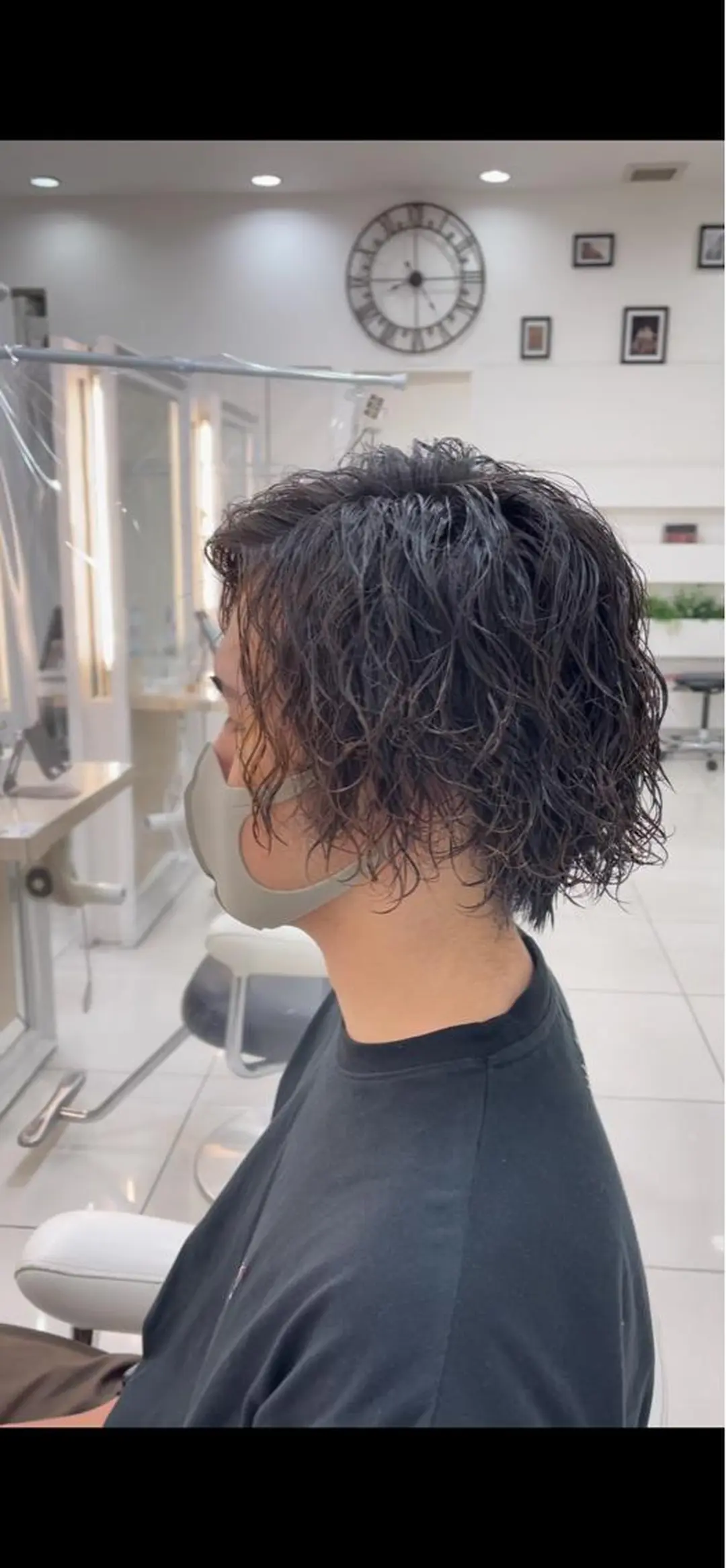 パーマ メンズ 髪質改善 田中優太のヘアスタイル