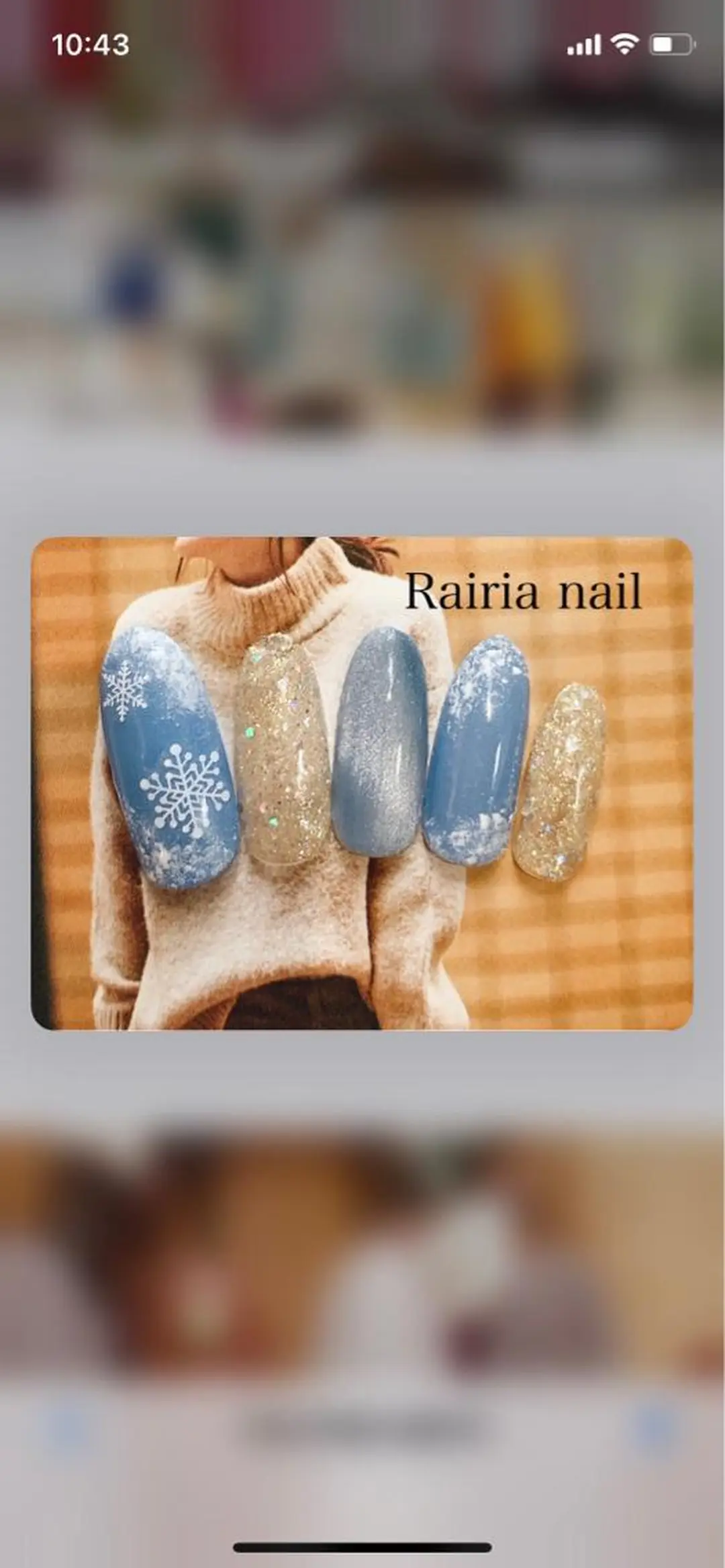 ネイル アートネイル ジェルネイル パラジェル 冬ネイル Rairia nail本八幡店のネイルデザイン
