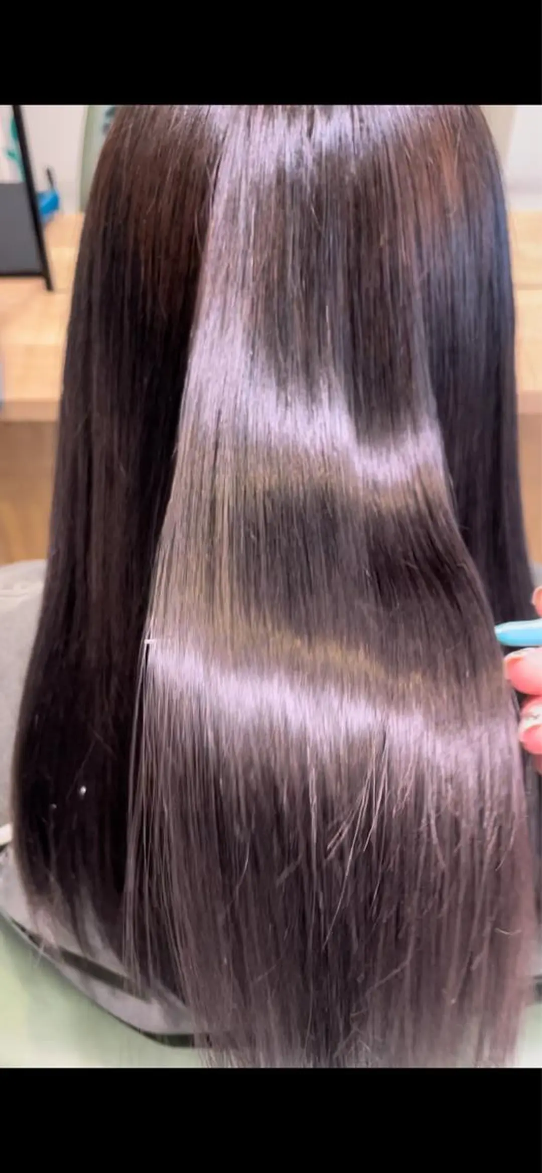 ロング カラー トリートメント 長岡 香澄のヘアスタイル