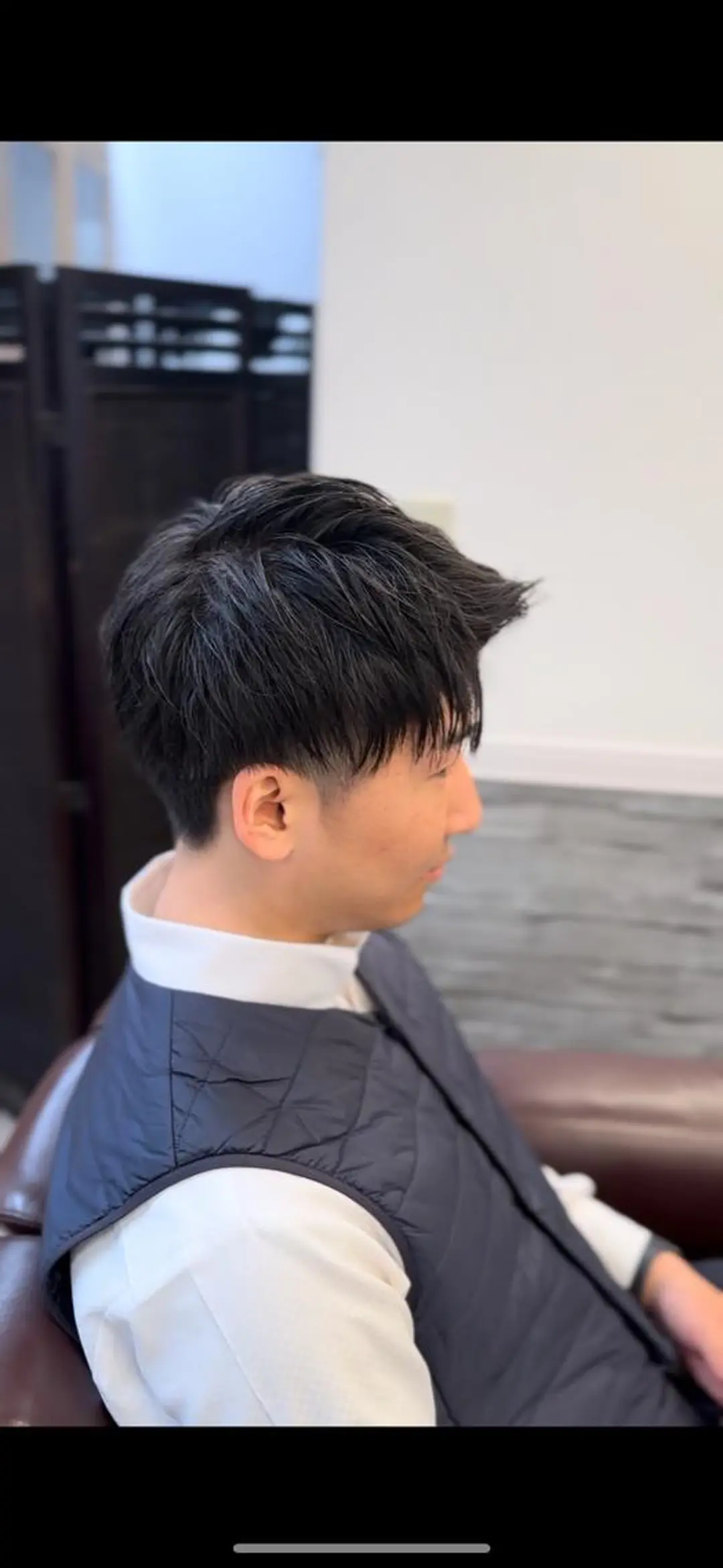 ショート メンズ ビジネス ショートヘア 仲川 遼のヘアスタイル