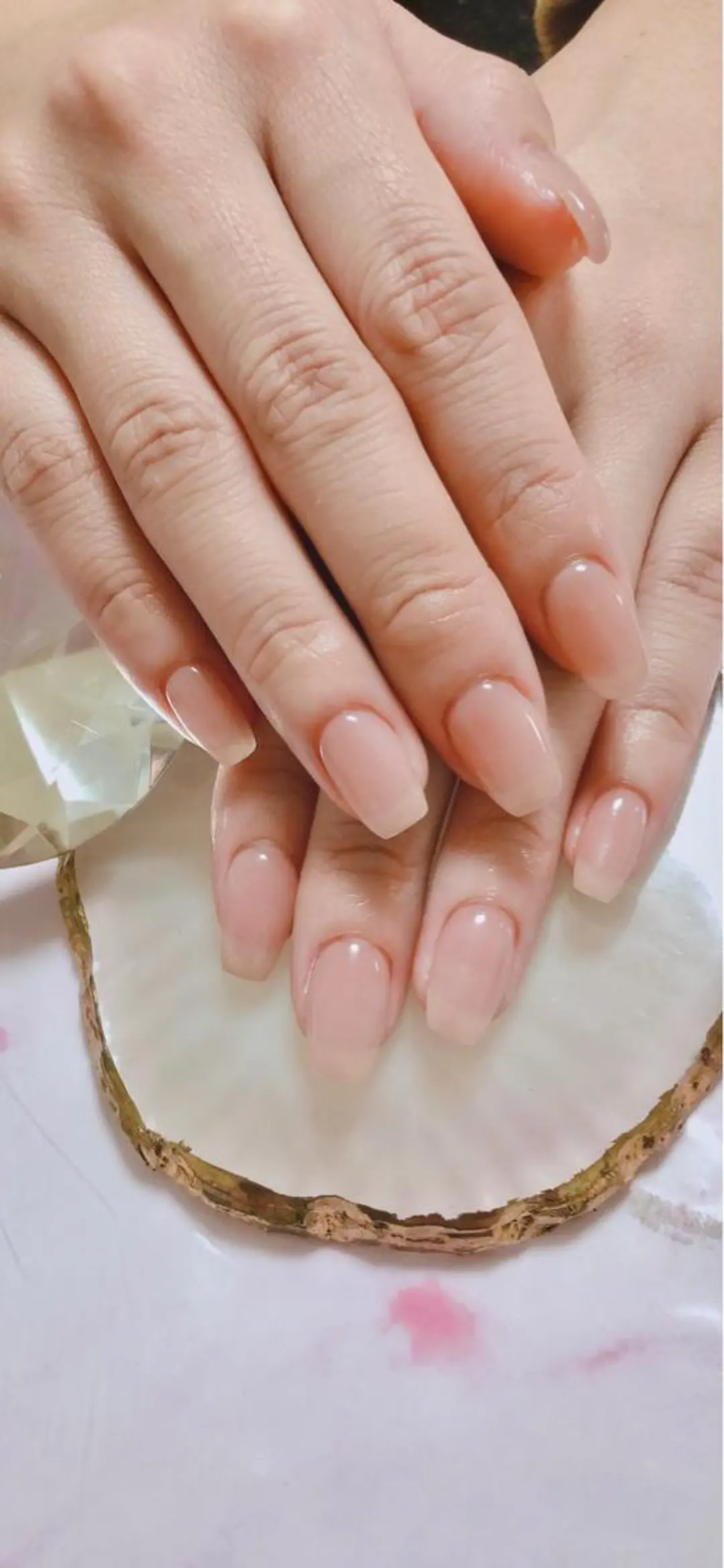 セミロング カラー キッズ ネイル マツエク・マツパ ハンドネイル ハンドケア 💎ビューティサロン 湘南　RIRAN💎のネイルデザイン