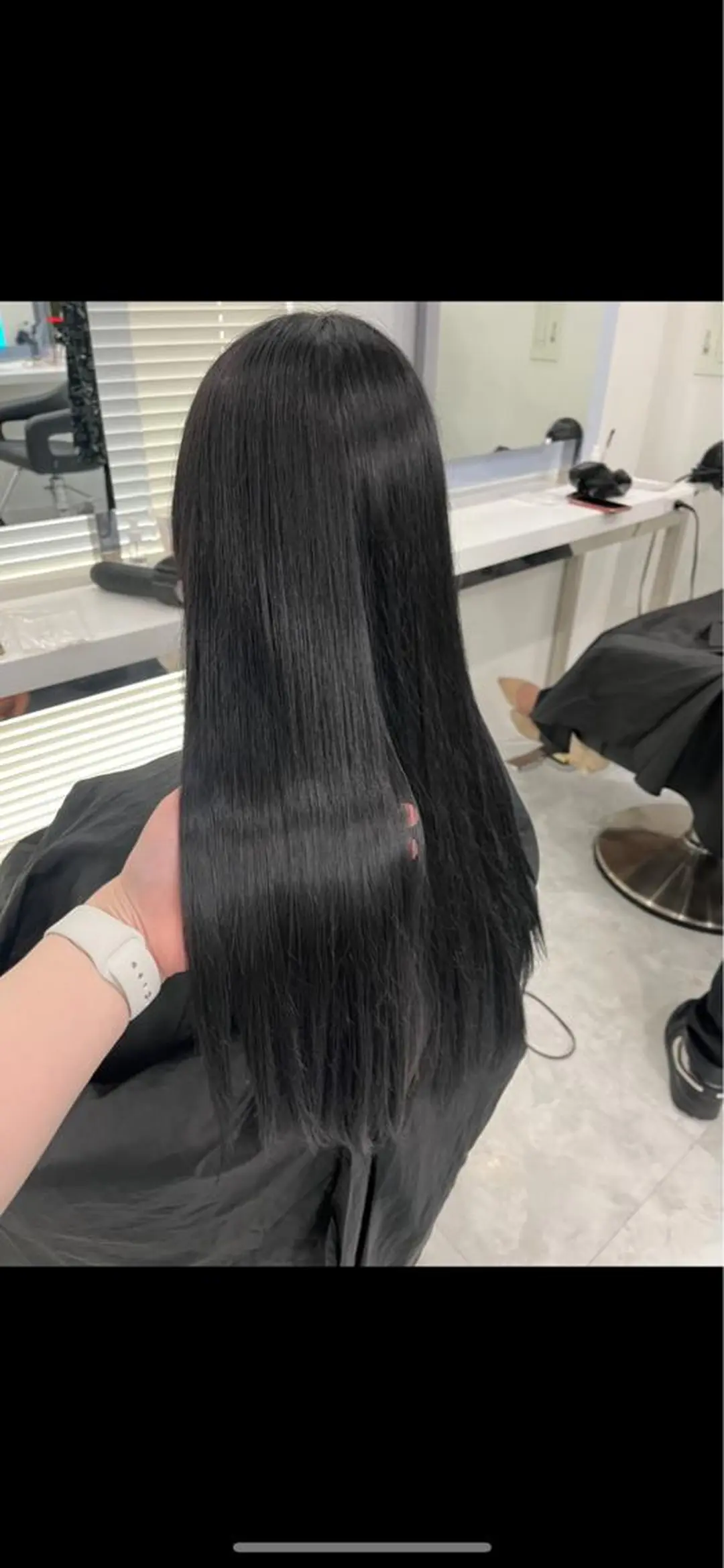 ロング カラー 縮毛矯正 トリートメント 🌼リナ🌼赤み消し オリーブ/ブラウンのヘアスタイル