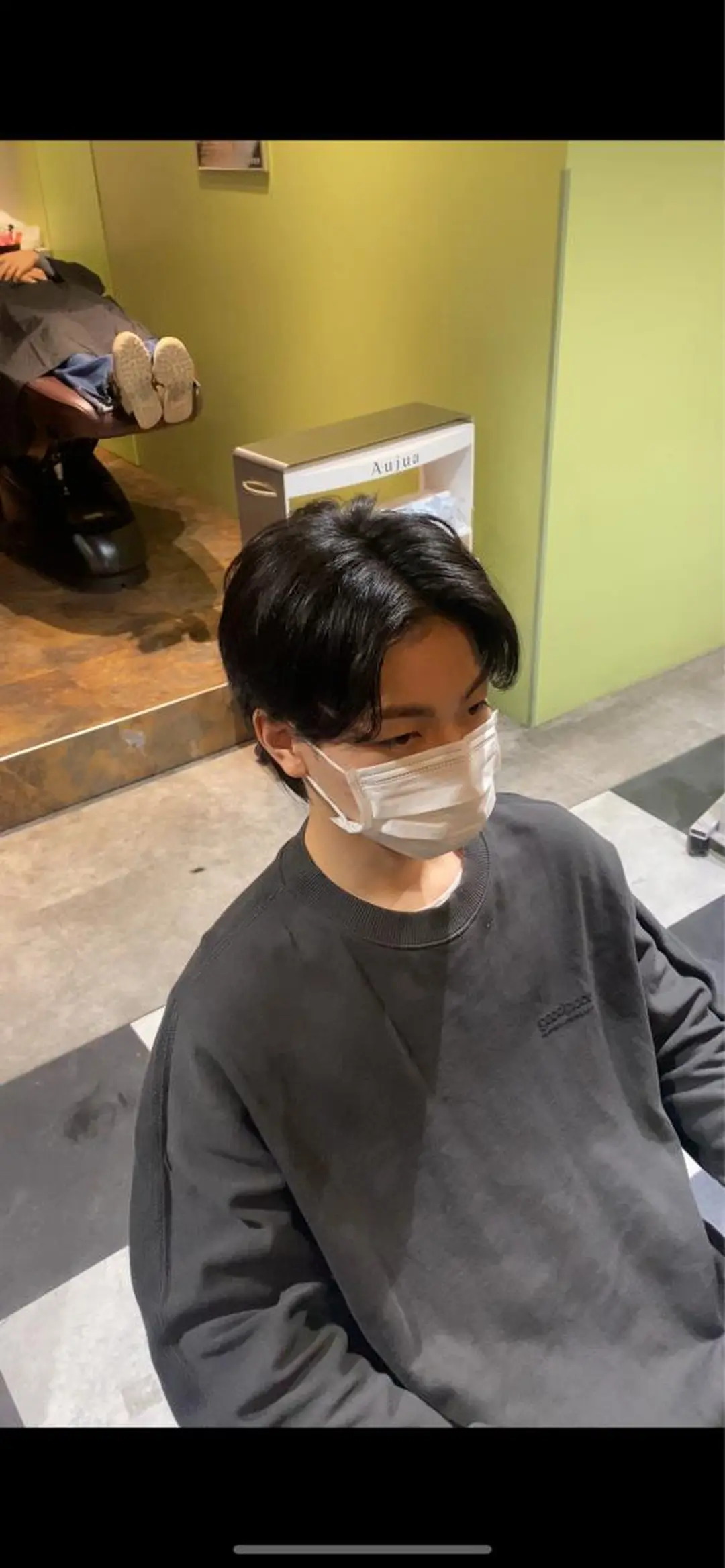 メンズ 透明感ブリーチ/ メンズパーマのヘアスタイル