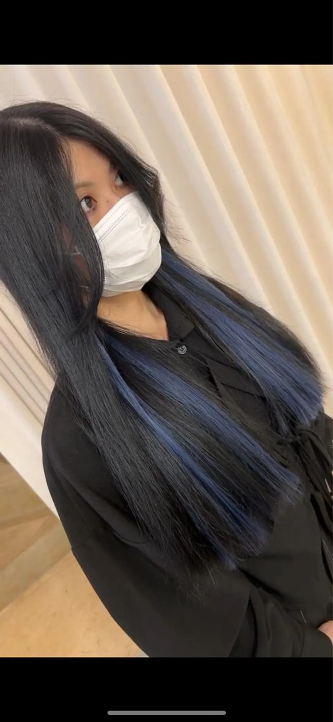セミロング エクステ 安井まゆ _Box mico.のヘアスタイル