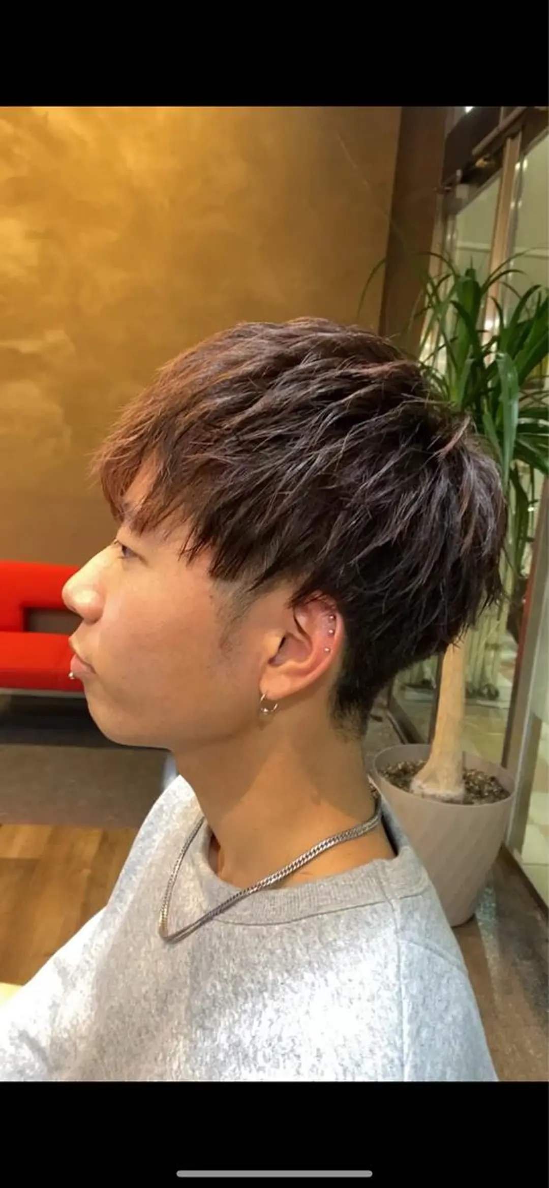 ショート メンズ スパイキーショート ショートヘア カット パーマ STYLE所属・山本 勝巳のヘアスタイル