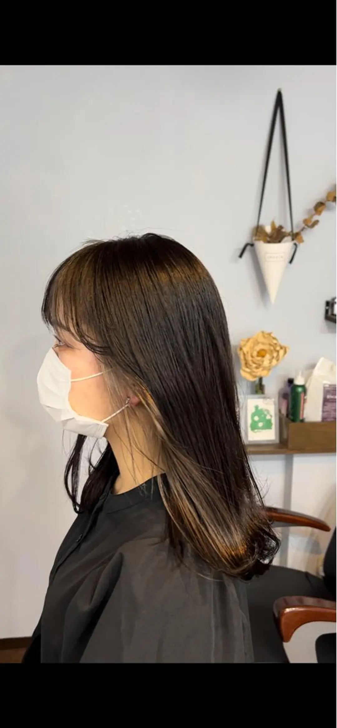 ミディアム カラー イヤリングカラー インナーカラー カット ヘアカラー トリートメント 🌈美髪✂︎艶色🎨 頭皮改善🍀TAKUのヘアスタイル
