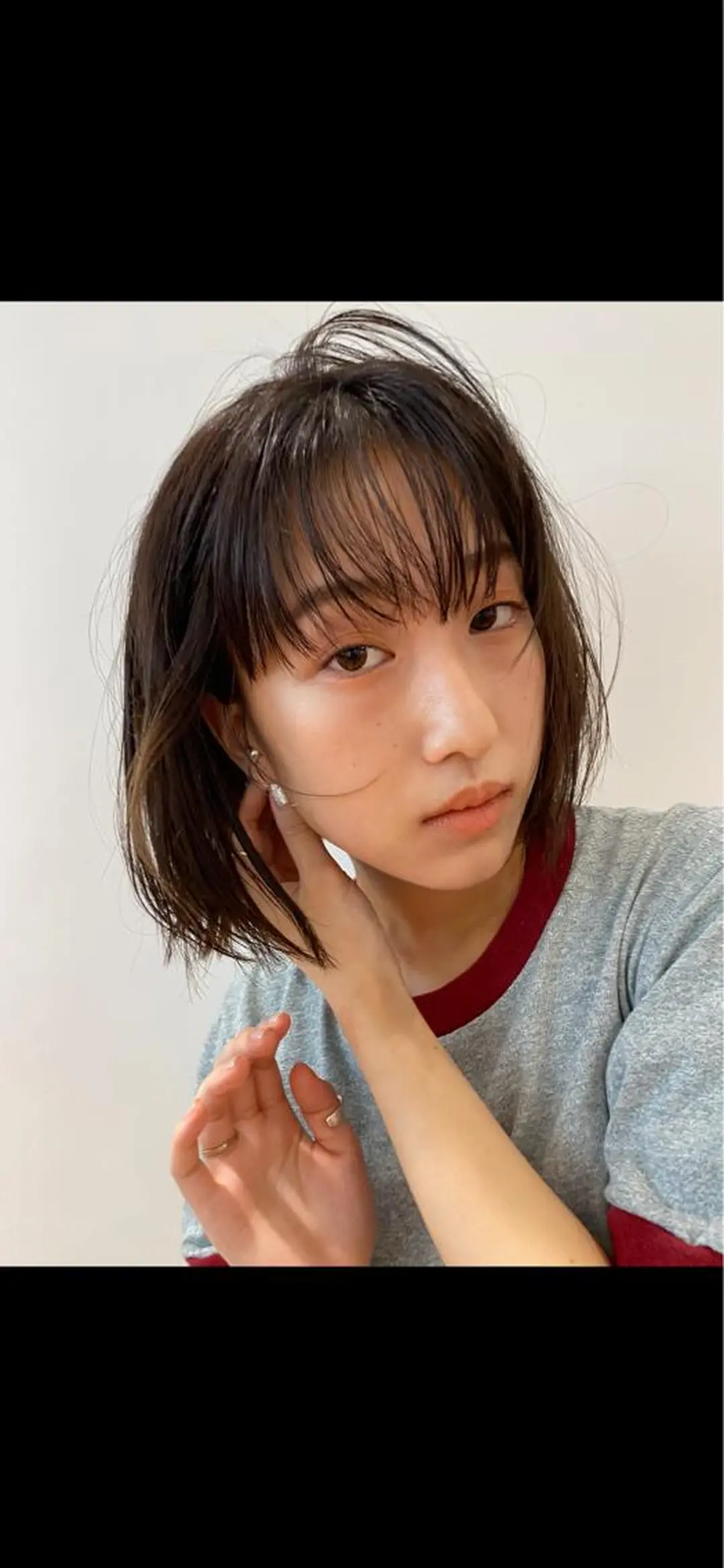 ミディアム カラー salowin三丁目所属・🟩ベージュ/ショー ト/ボブ🟩タカモリのヘアスタイル