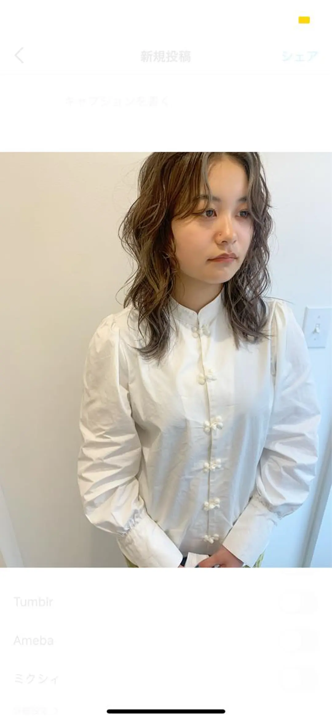 ミディアム カラー ブリーチ ケアブリーチ ダブルカラー ハイライトカラー 顔まわりレイヤー MARU レイヤー/パーマのヘアスタイル