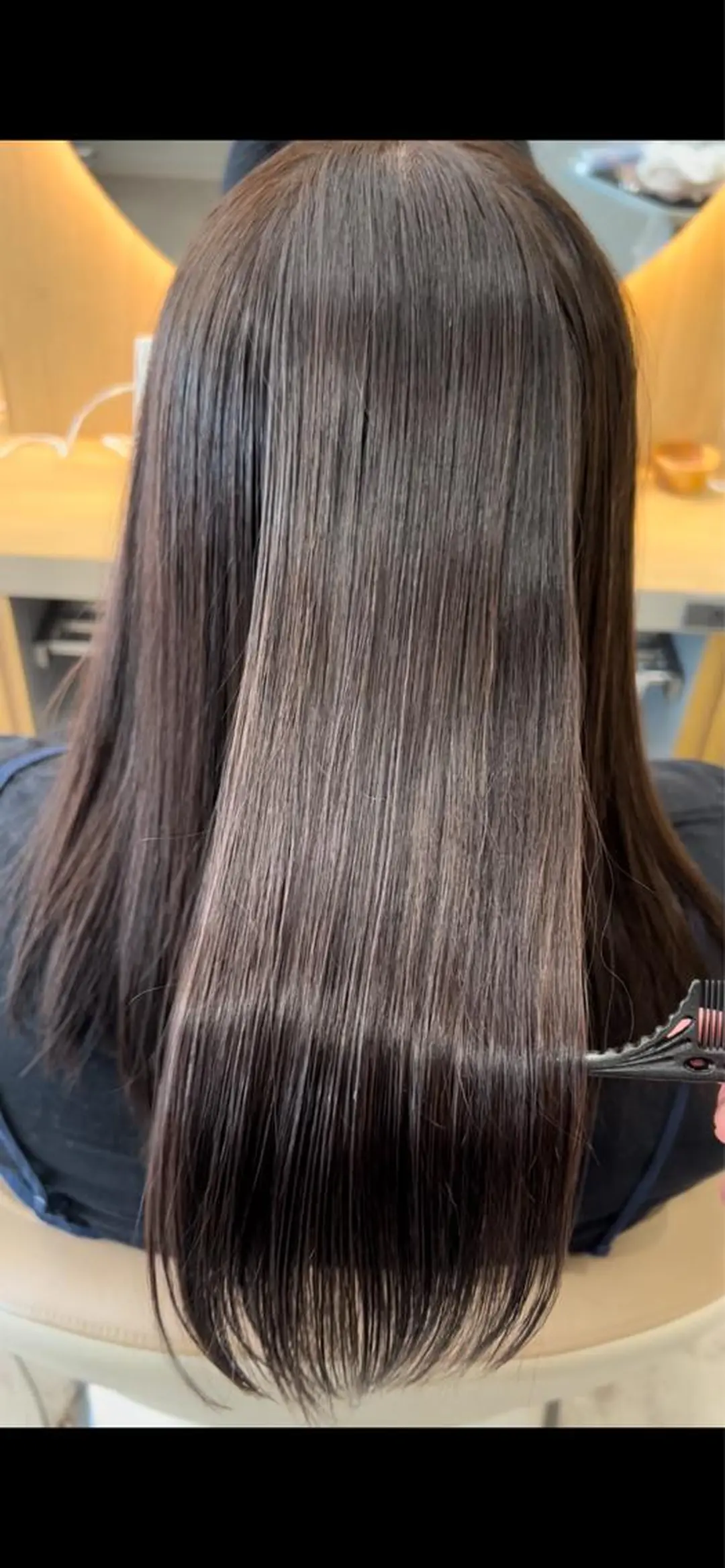 ロング カット ヘアカラー トリートメント 春日 力のヘアスタイル