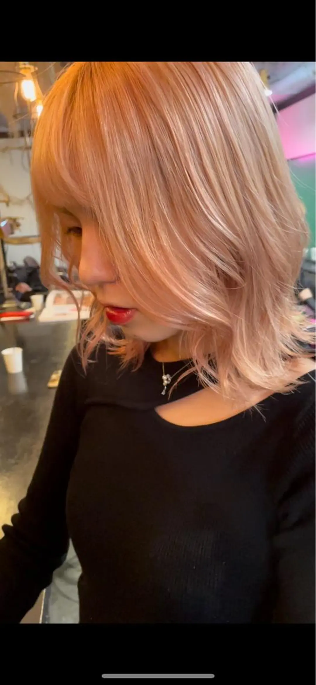ショート カラー YEAU　PLUS所属・極上の艶髪 RINAのヘアスタイル