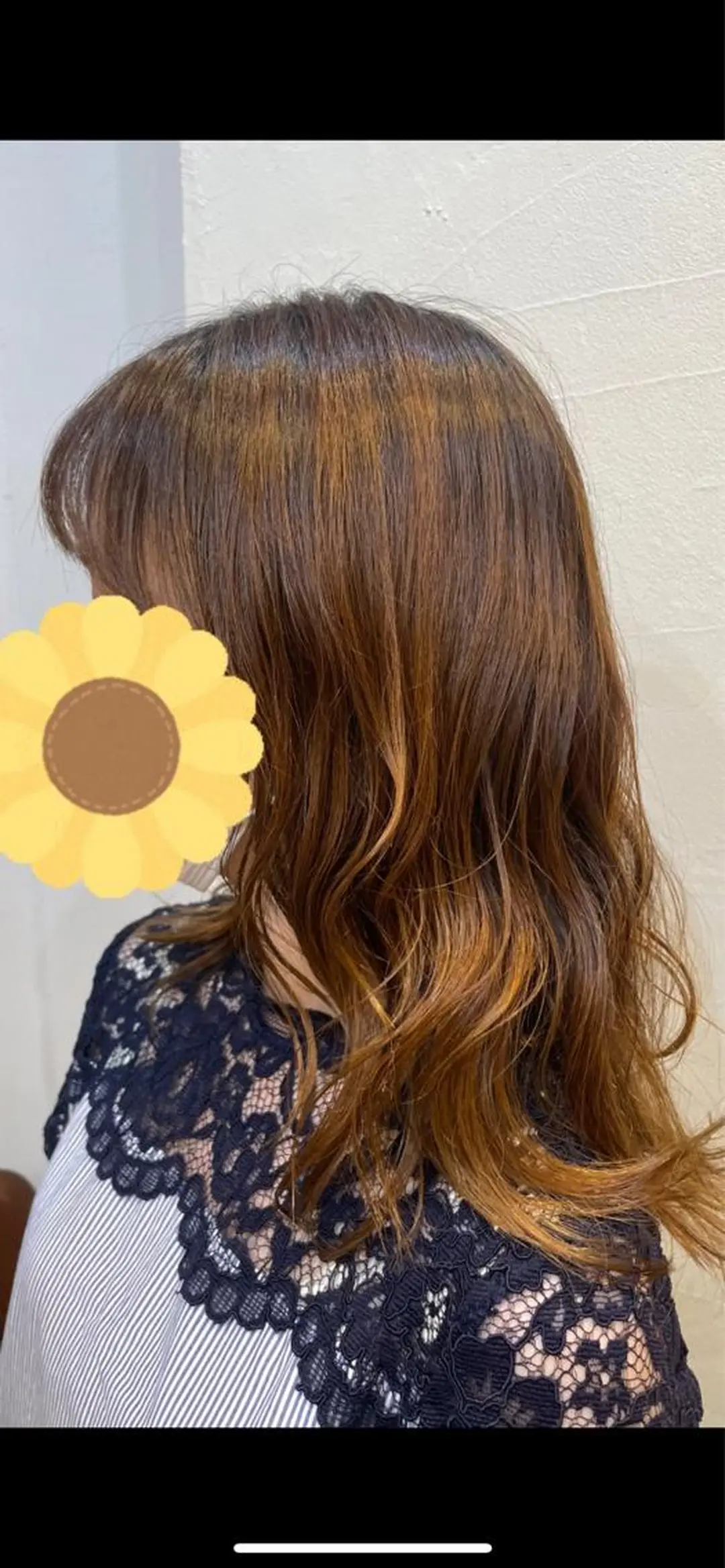 ロング パーマ ショートカット いちば　ゆなのヘアスタイル