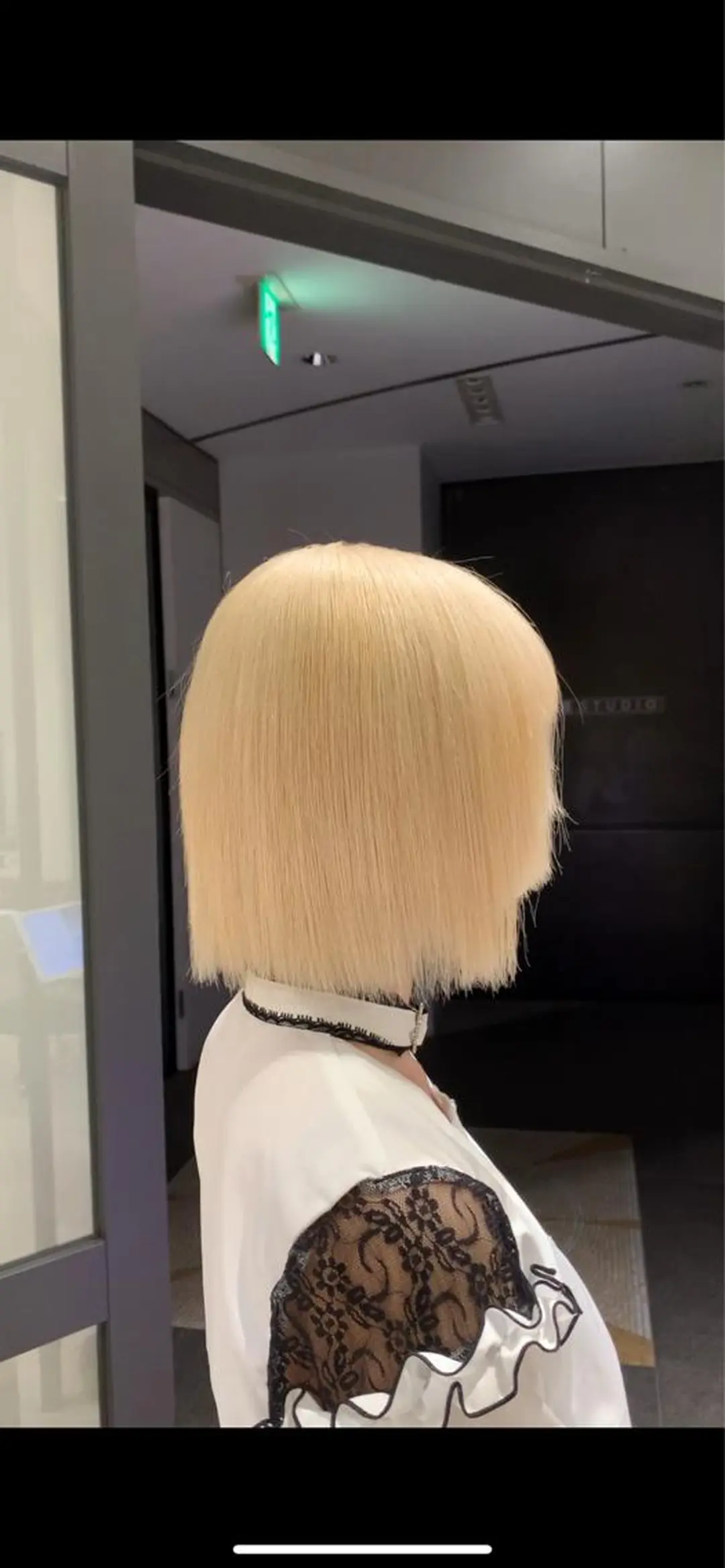 ミディアム カラー ヘアカラー トリートメント サロウィン(SALOWIN)原宿iori店所属・ツヤツヤ ハイトーン/Reiのヘアスタイル