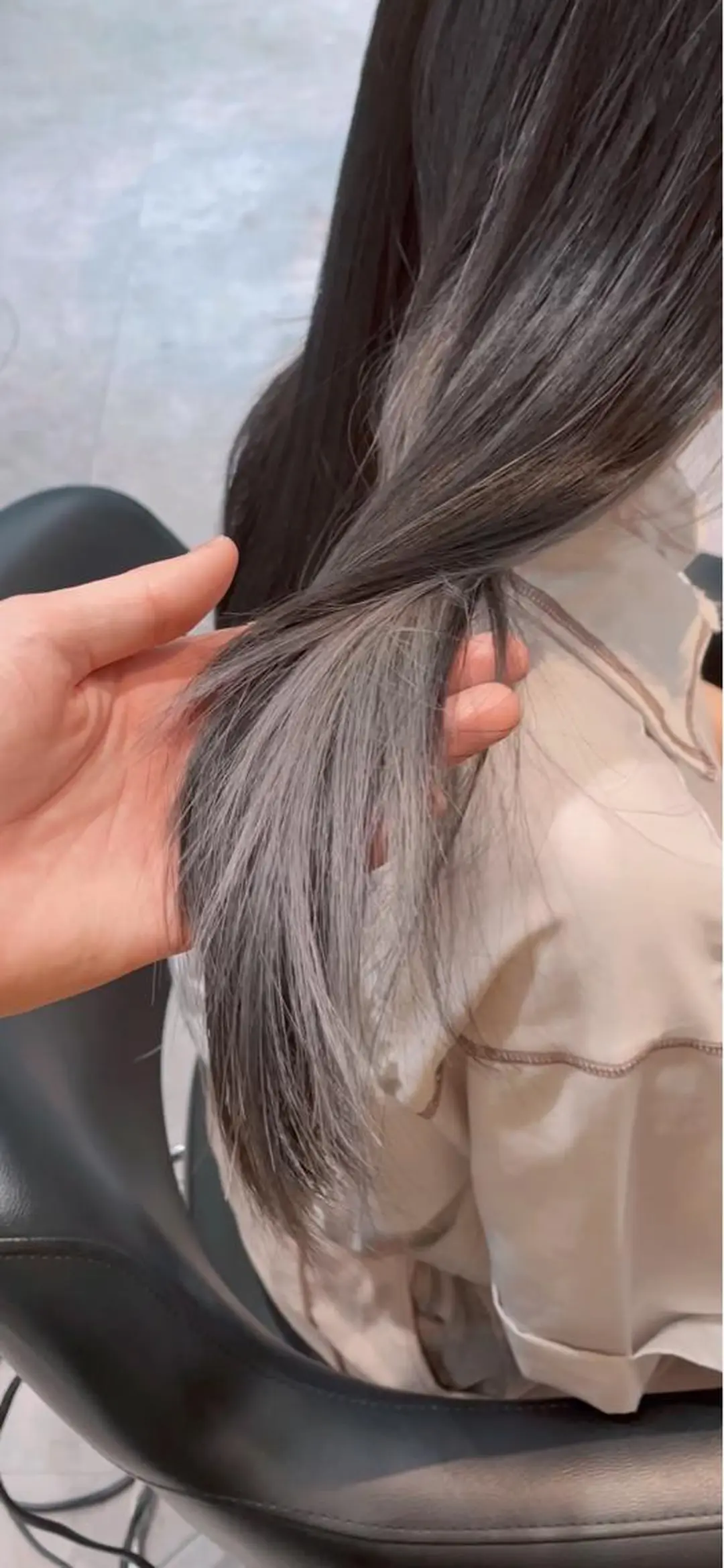 セミロング ヘアカラー カットモデル募集 ミネのヘアスタイル