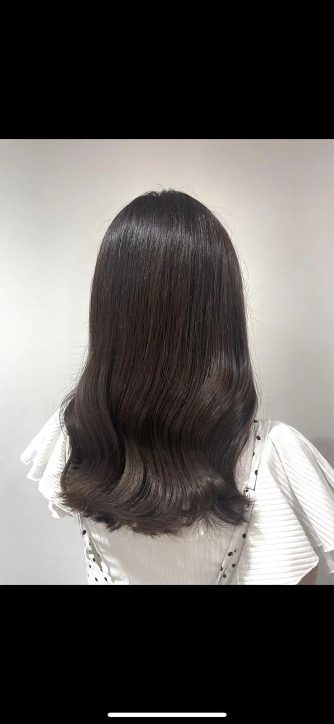 ミディアム カラー ヘアカラー トリートメント 青沼夏未/オリーブ/ 寒色カラーのヘアスタイル