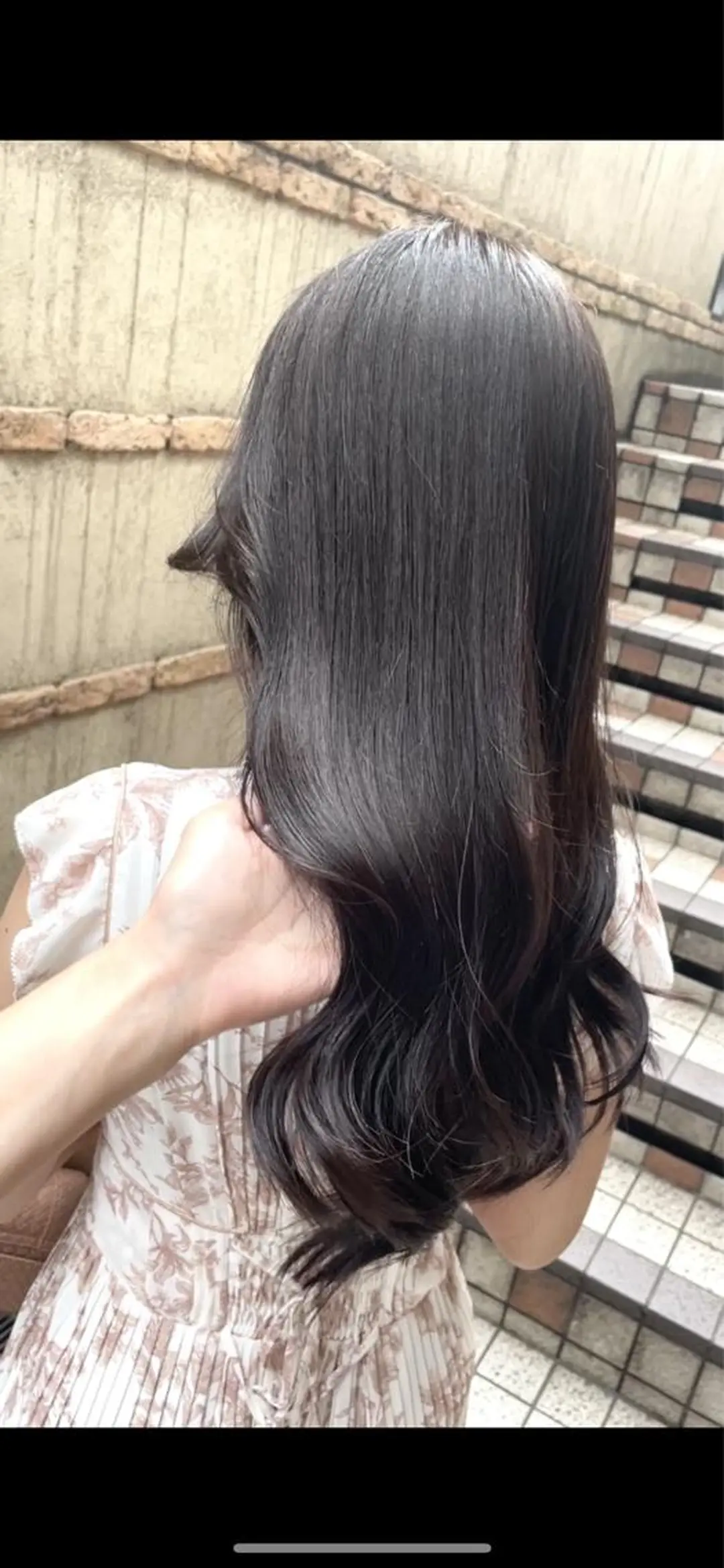 ロング カラー パーマ ブリーチ 透明感カラー グレージュ ブリーチなしカラー カット ヘアカラー トリートメント BEBE所属・ブリーチなし 透明感カラーKANAのヘアスタイル