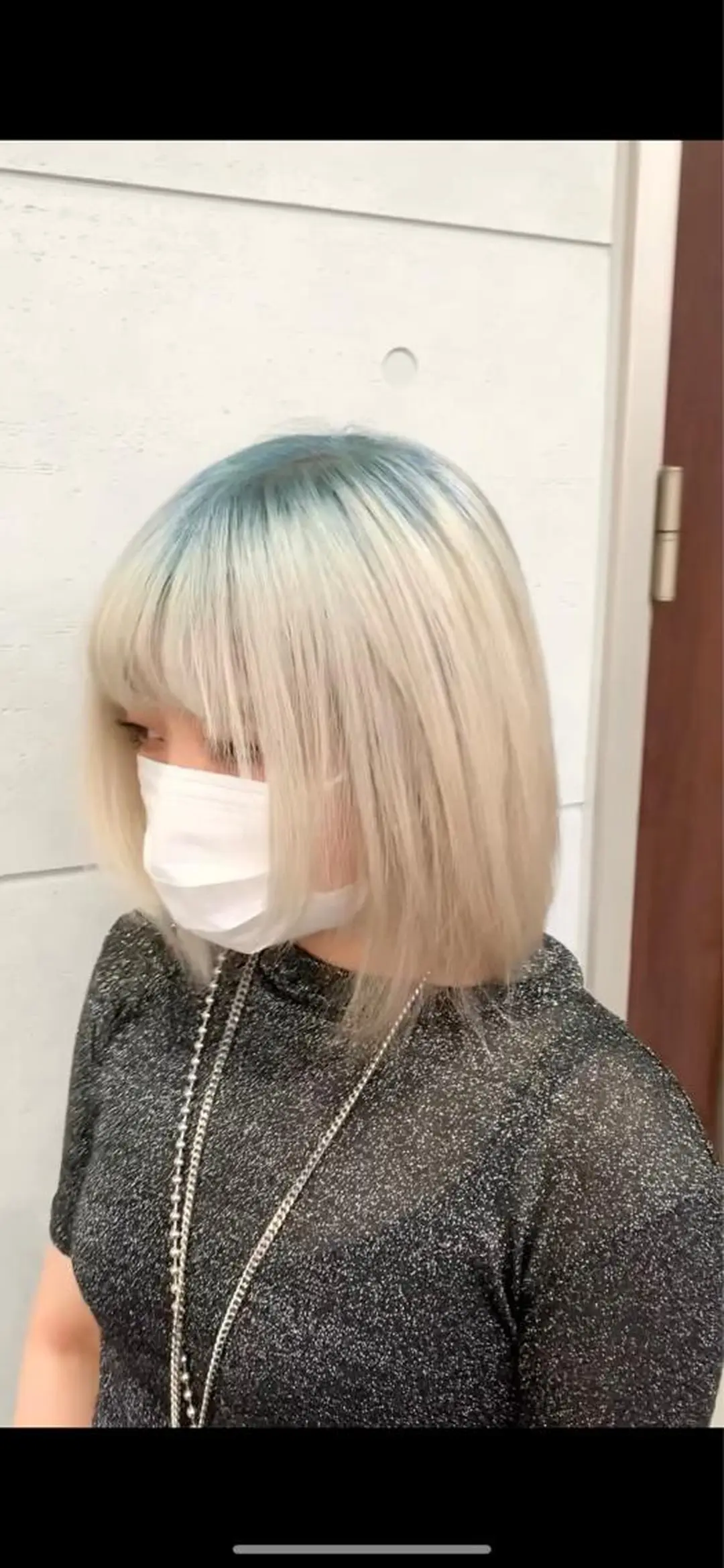 ミディアム 飛田 楓信のヘアスタイル