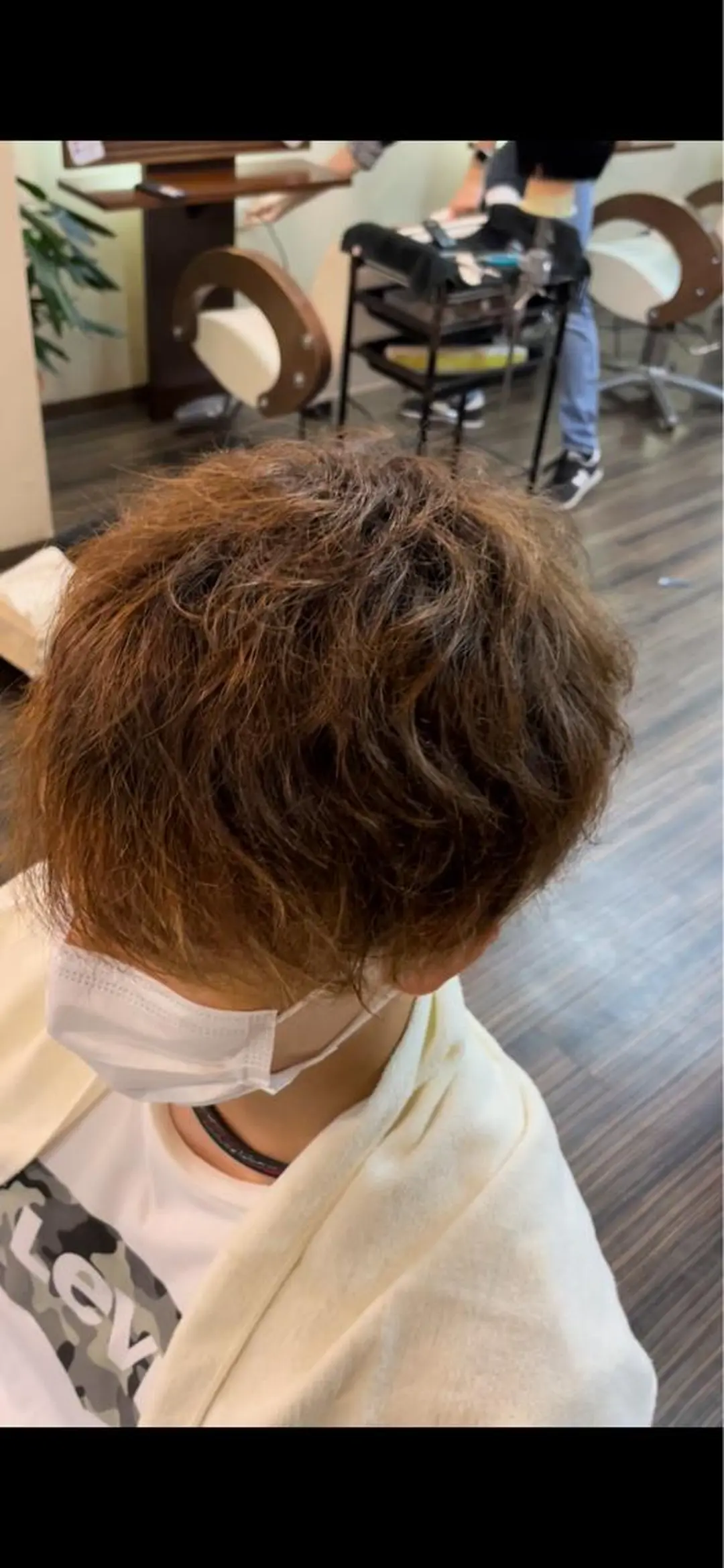 パーマ メンズ カット パーマ トリートメント 高取 大将のヘアスタイル