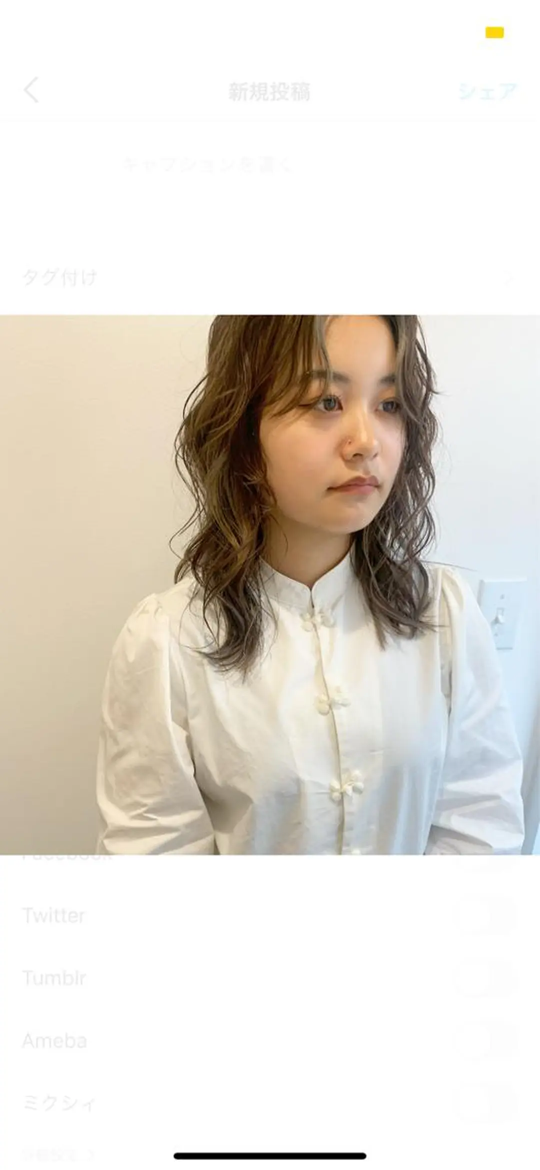 ミディアム カラー ブリーチ ケアブリーチ ダブルカラー ハイライトカラー 顔まわりレイヤー カット MARU レイヤー/パーマのヘアスタイル