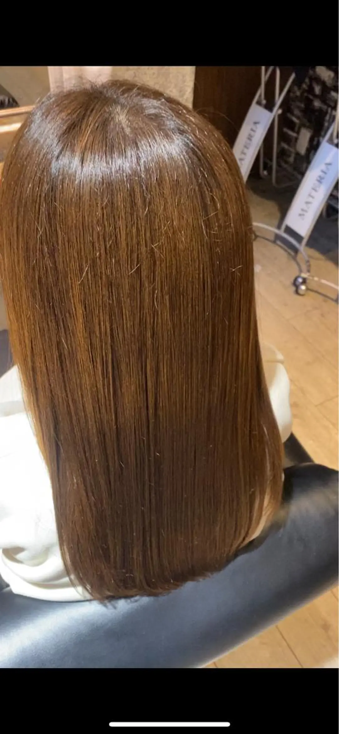 ロング 髪質改善 トリートメント カット 縮毛矯正 瀧尻 光のヘアスタイル