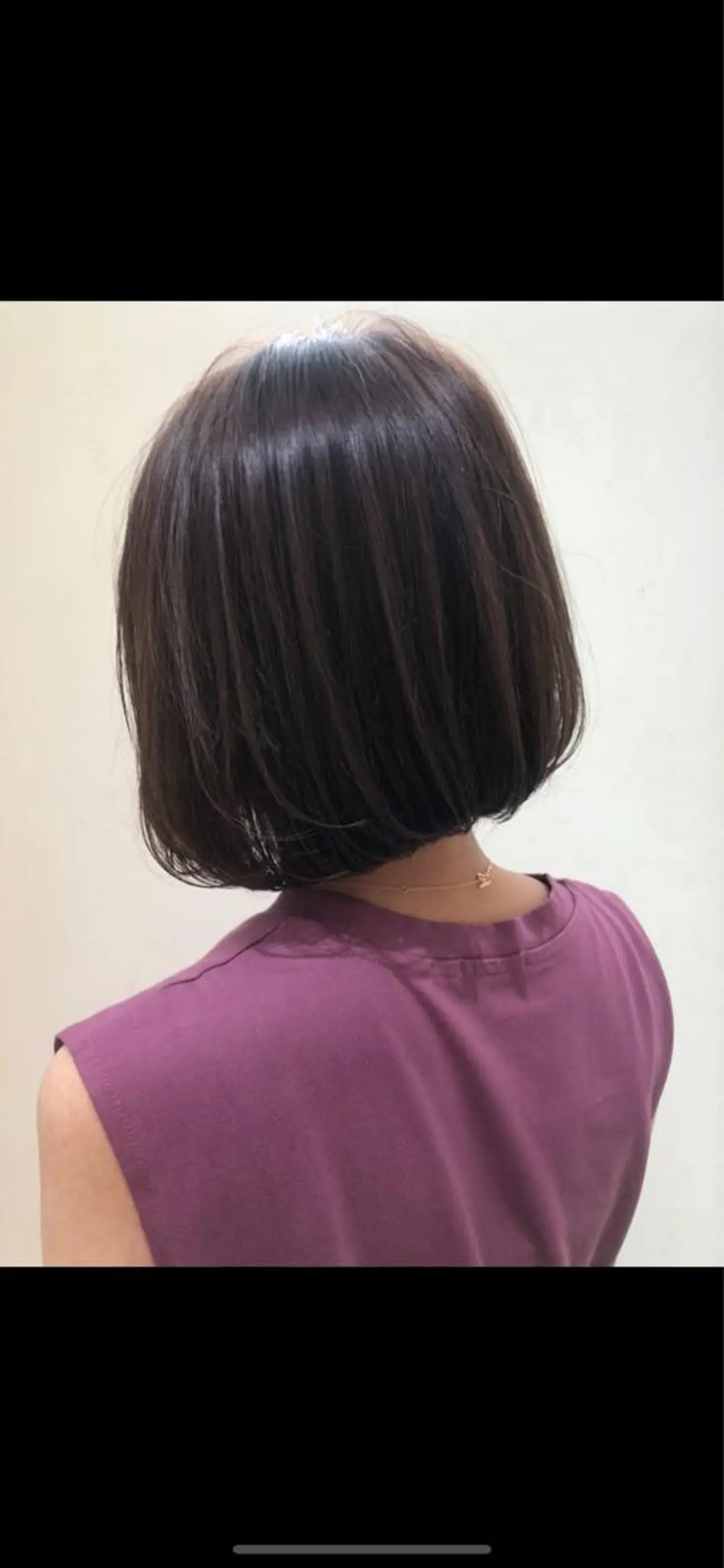 ミディアム ヘアカラー 縮毛矯正 【髪質改善🌿】木本 志歩のヘアスタイル