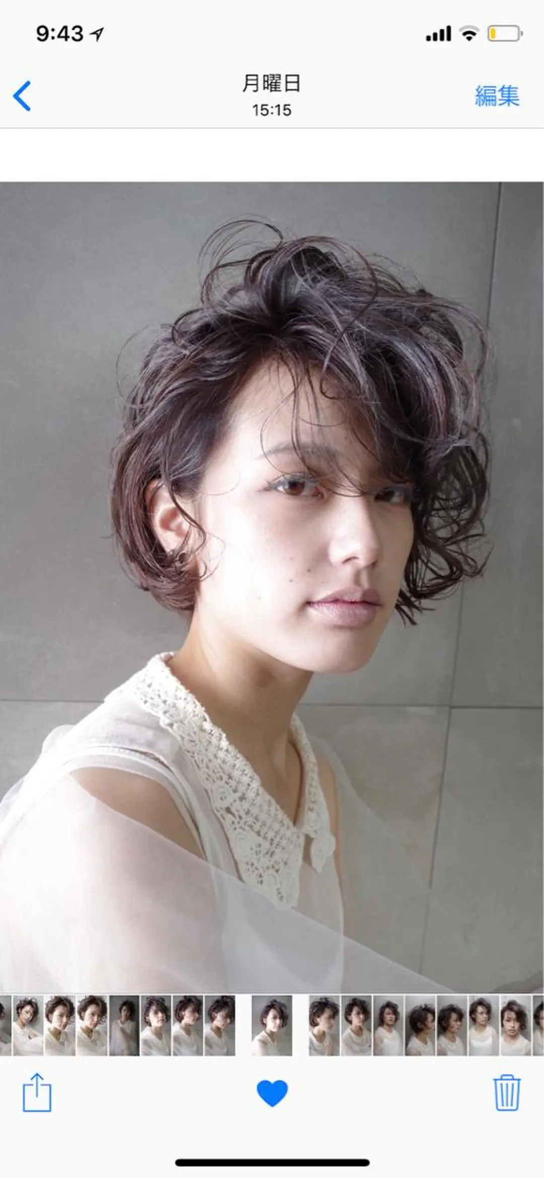 ショート ハイトーン/レイヤー /ケアブリーチ石川治のヘアスタイル