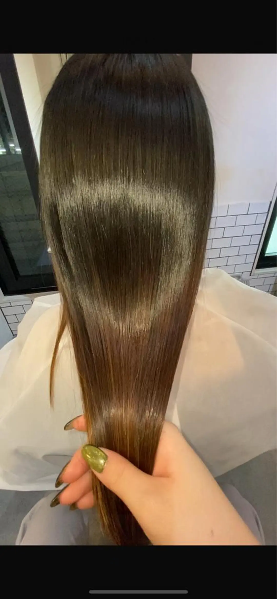 ミディアム 髪質改善 トリートメント トリートメント 美髪✨髪質改善 &艶カラーmanaeのヘアスタイル