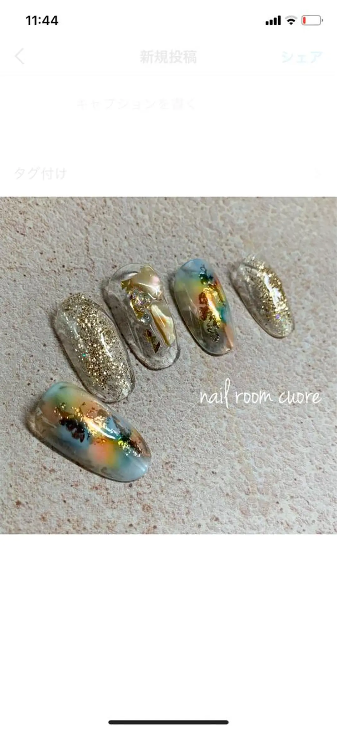ネイル ハンドネイル nail room  cuore所属・松尾 典子のネイルデザイン