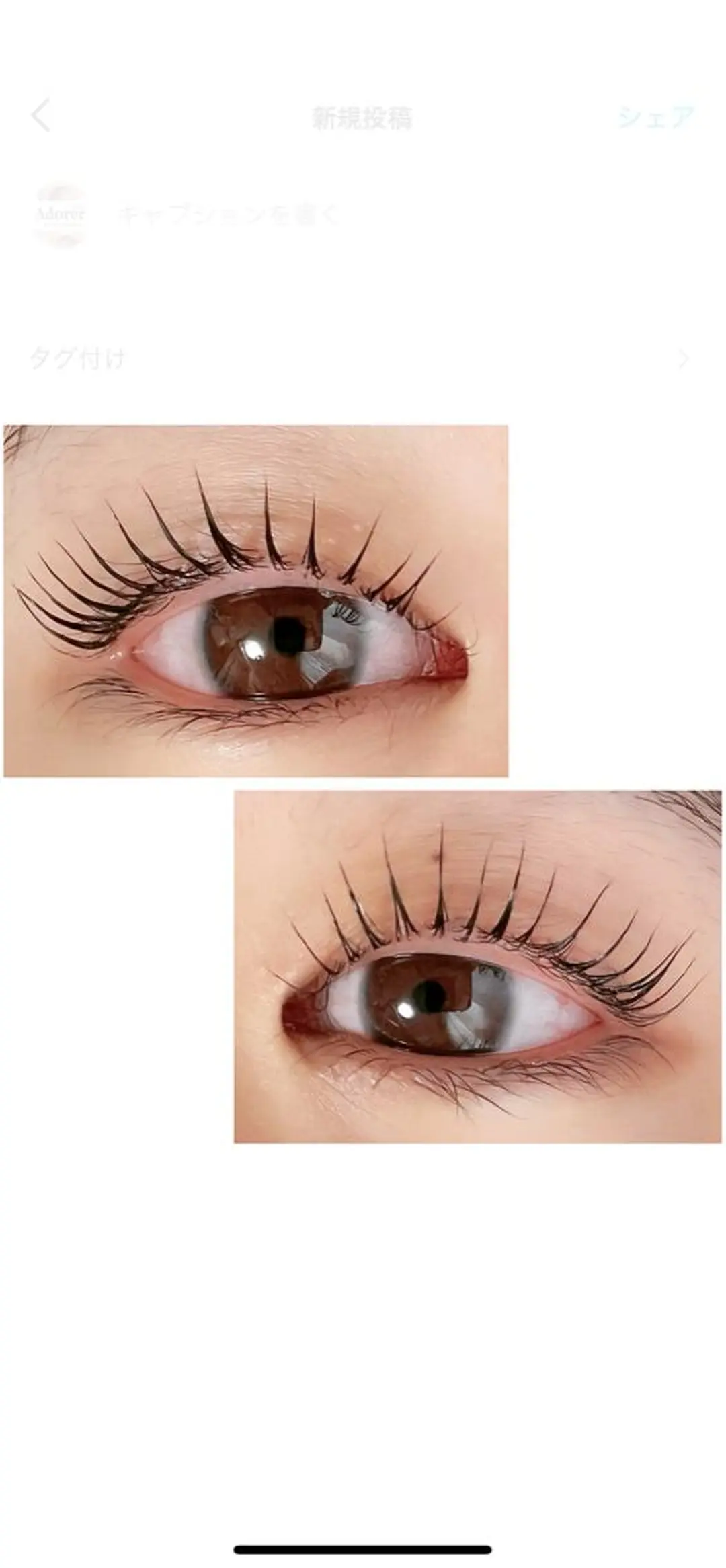 マツエク・マツパ Adorer(アドレ)所属・Adorer 🍀アドレ🍀のマツエク・マツパデザイン