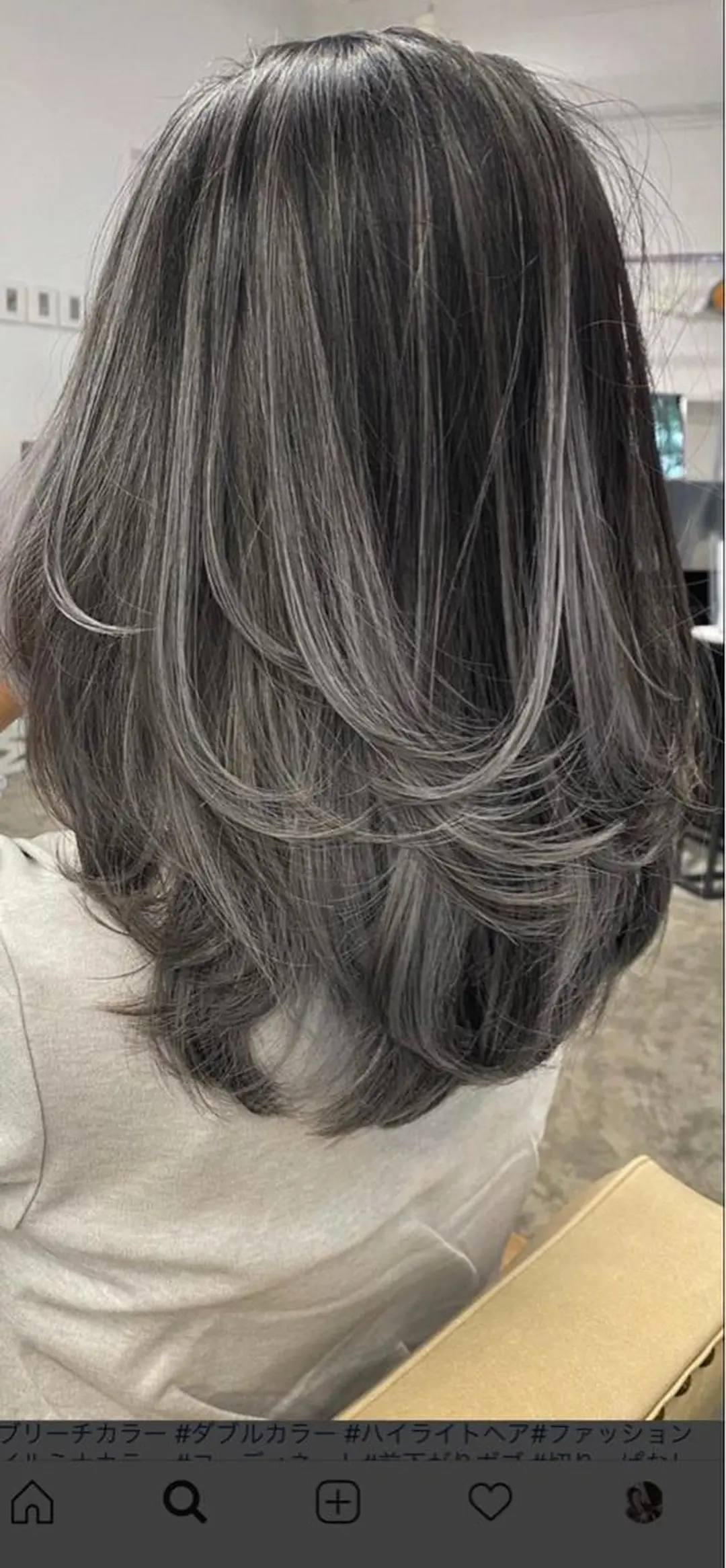 ミディアム カラー PANOL 秀島のヘアスタイル