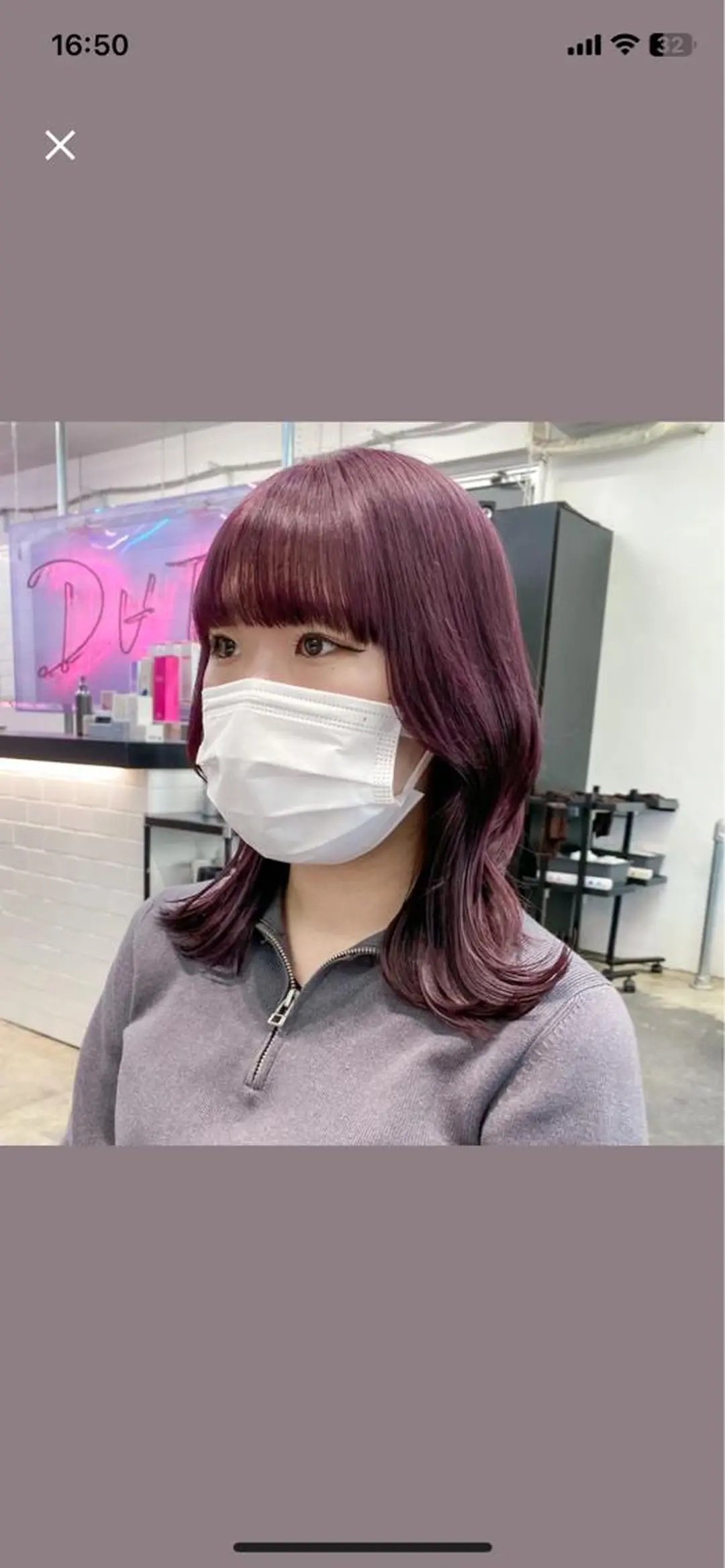 セミロング カラー 💗💗韓国レイヤー yu-ki💗💗のヘアスタイル