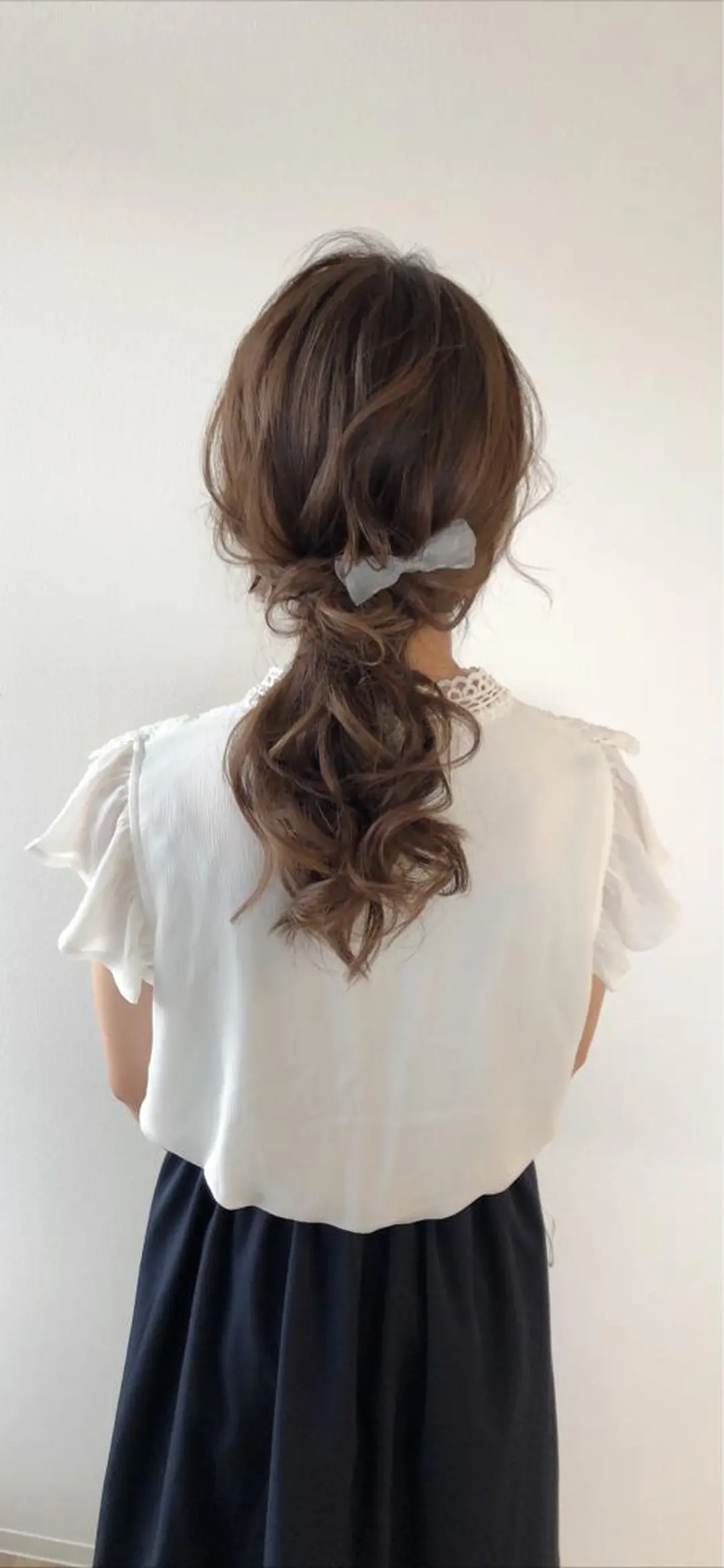 セミロング カラー ヘアアレンジ autre所属・大久保 ひでなりのヘアスタイル