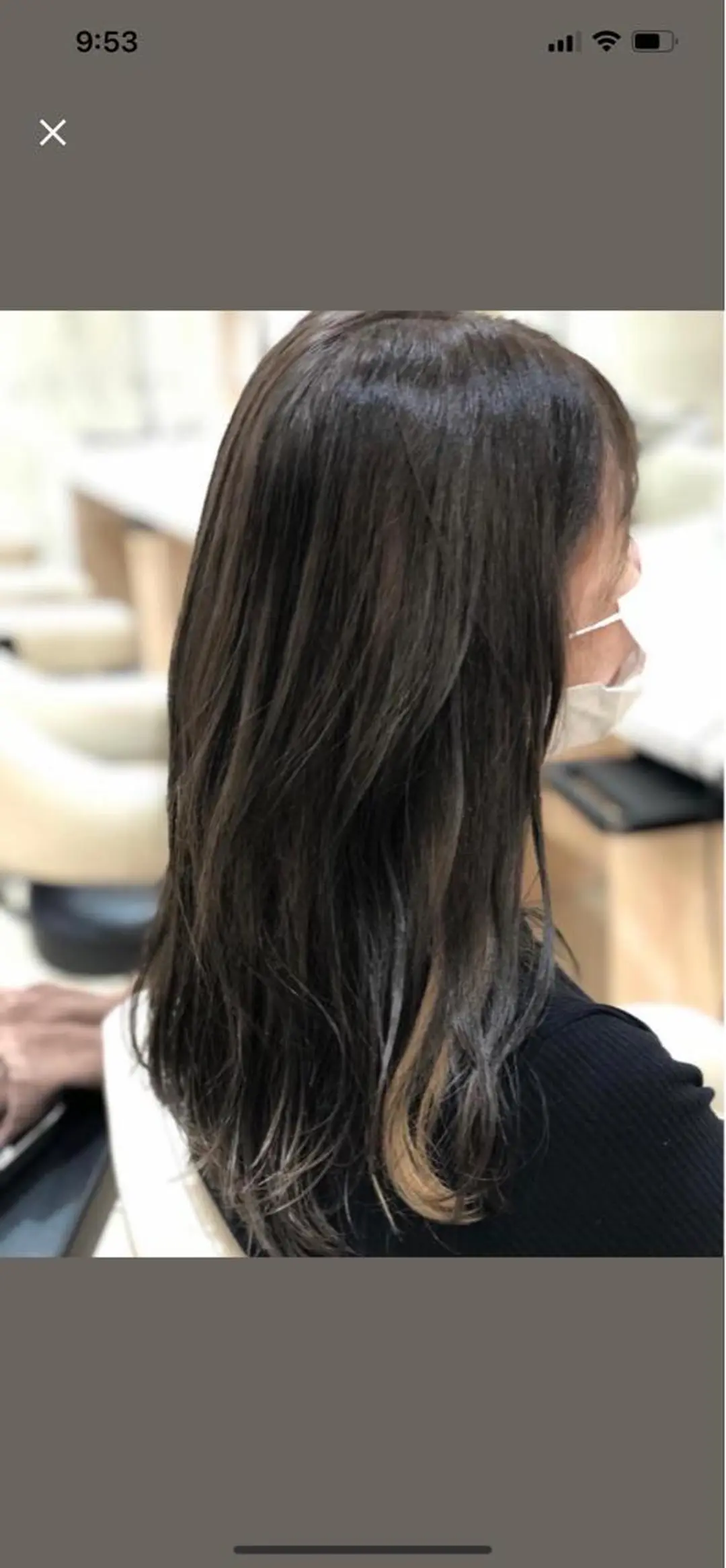 ロング カラー ベージュカラー イヤリングカラー モカベージュ カット ヘアカラー トリートメント 髪質改善縮毛矯正 💎TOMOのヘアスタイル