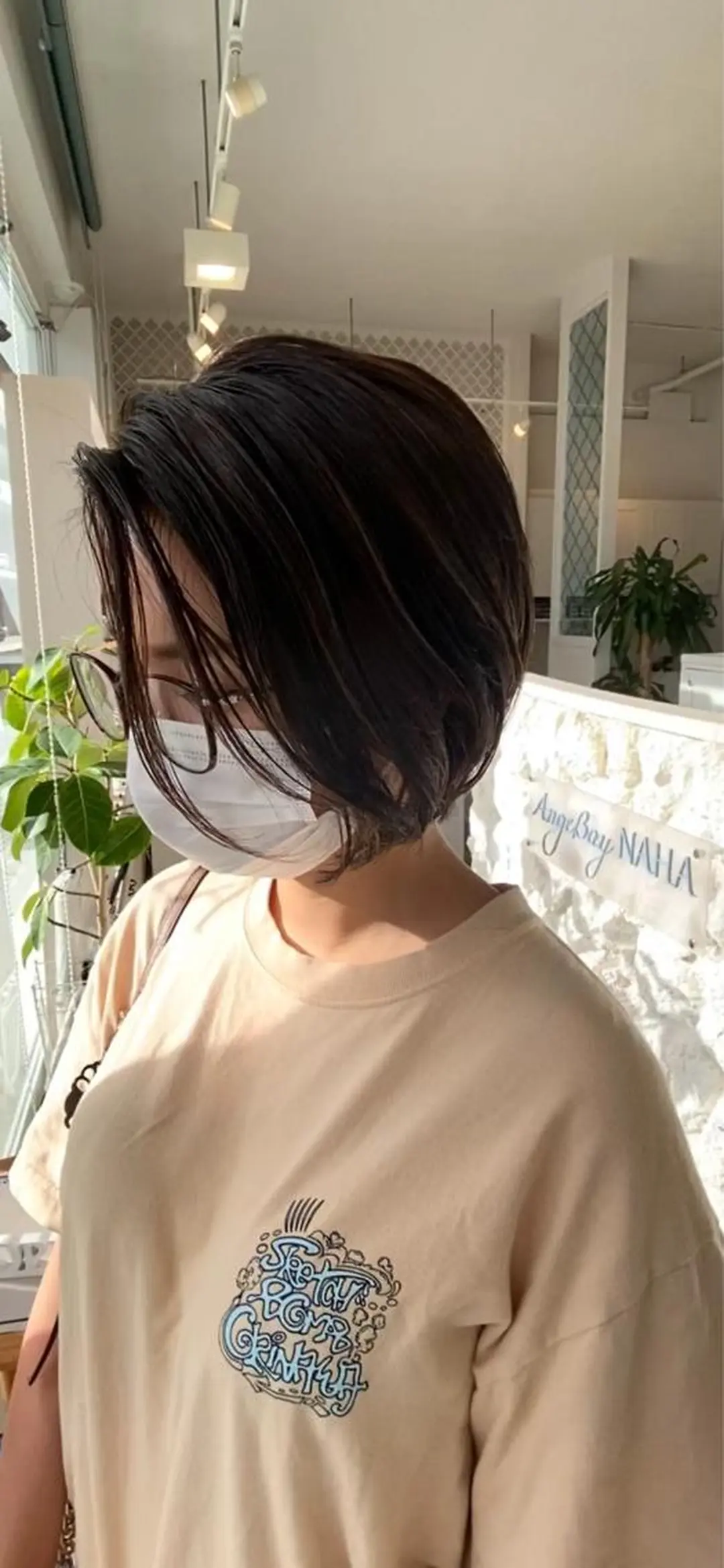 ショート カラー ヘアカラー トリートメント AngeBay.NaHa所属・饒平名 知也のヘアスタイル