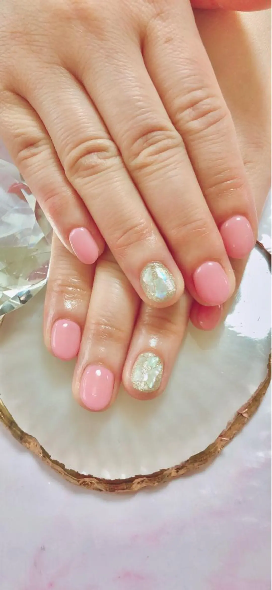 ショート カラー キッズ ネイル マツエク・マツパ ハンドネイル ハンドケア 💎ビューティサロン 湘南　RIRAN💎のネイルデザイン