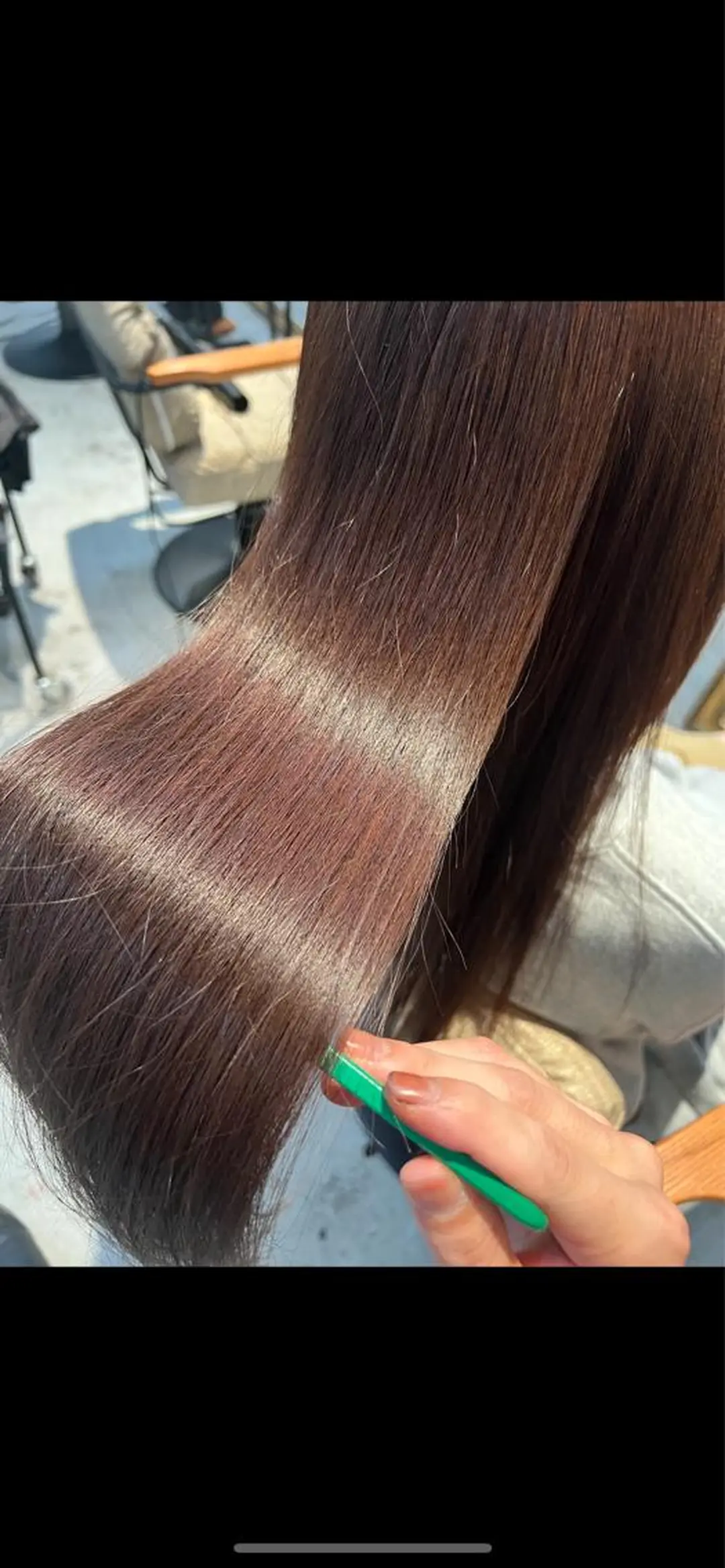 ロング 縮毛矯正 トリートメント sherry所属・髪質再整color 🤎cut🤎ぐっちのヘアスタイル