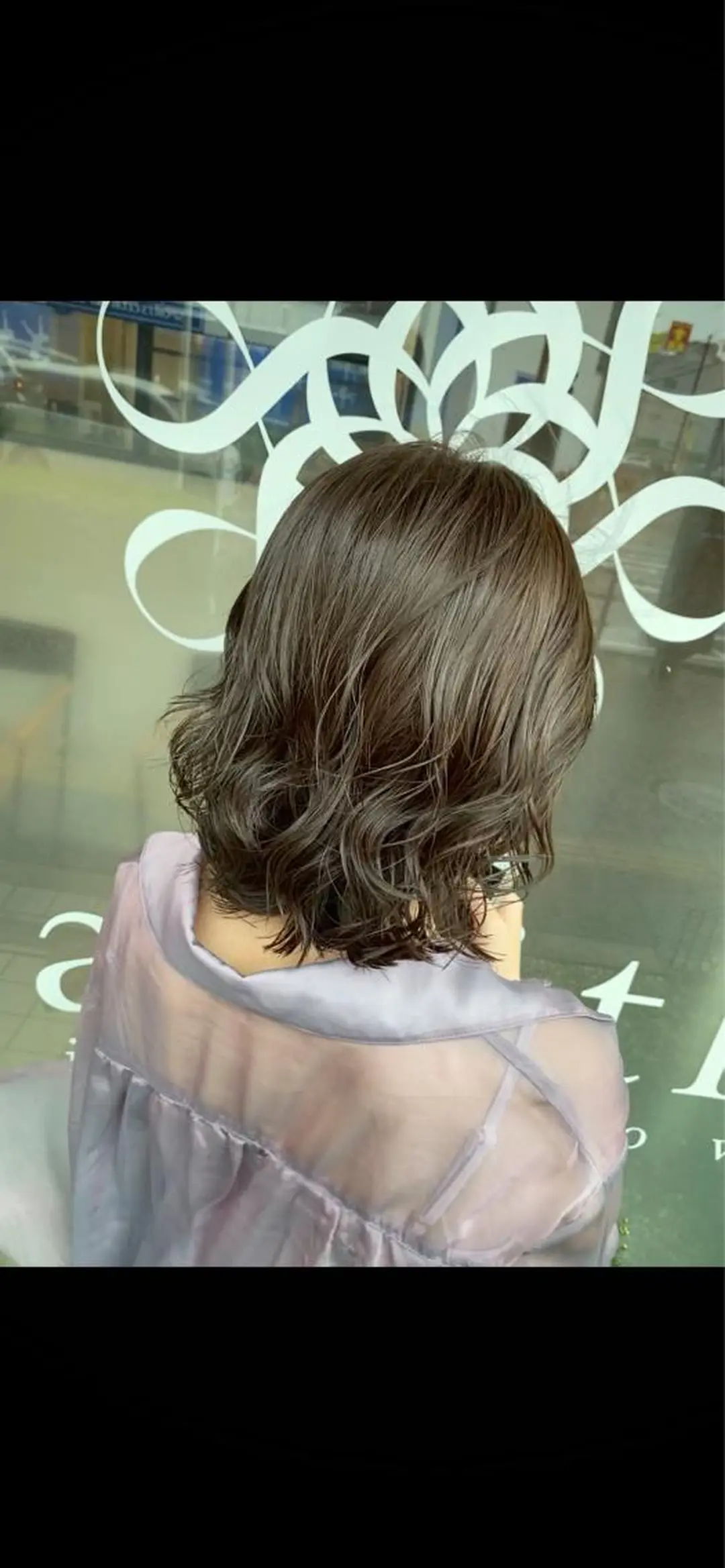 ミディアム カラー ヘアアレンジ カット ヘアカラー トリートメント Belle hair Design青野大貴のヘアスタイル