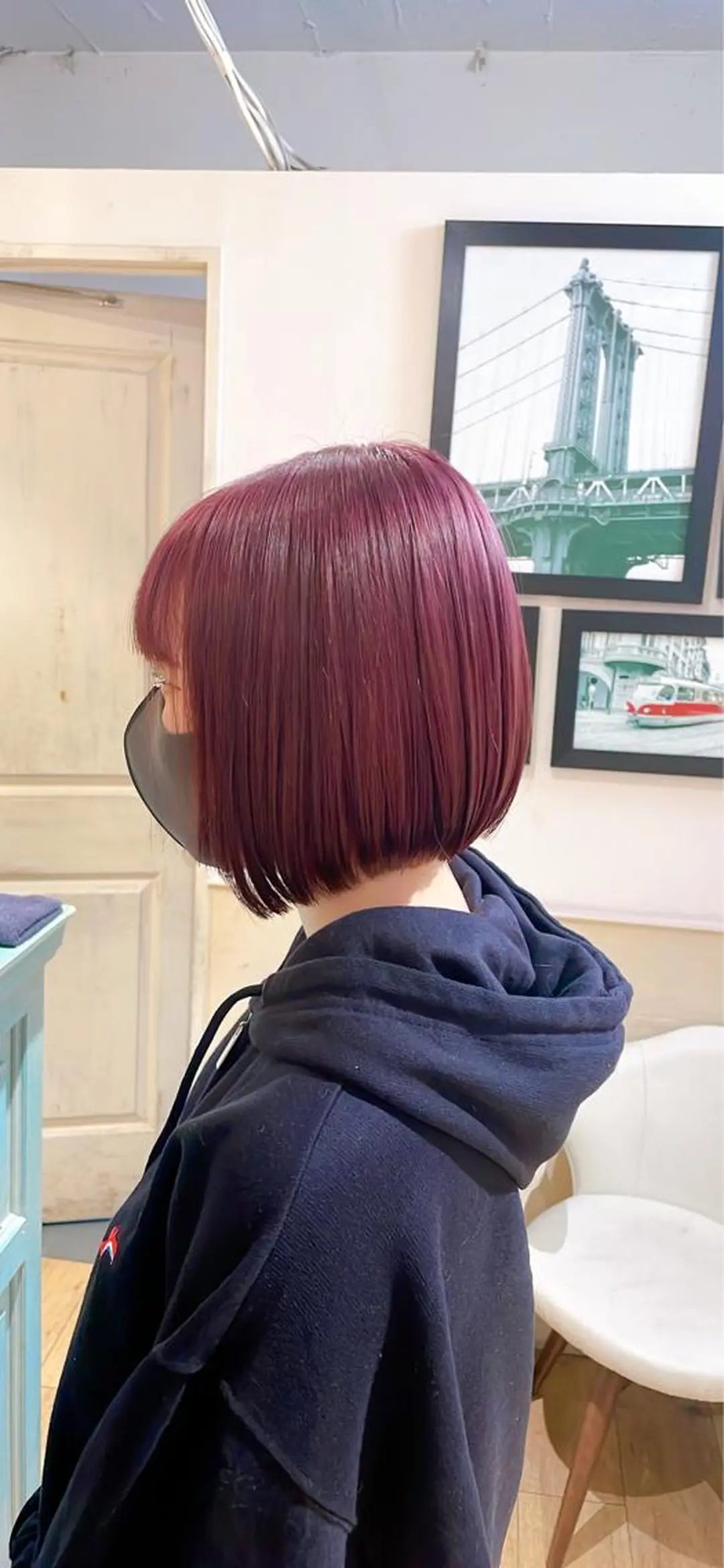 ショート カラー 艶カラー🦋髪質改善 🫧MINAMIのヘアスタイル