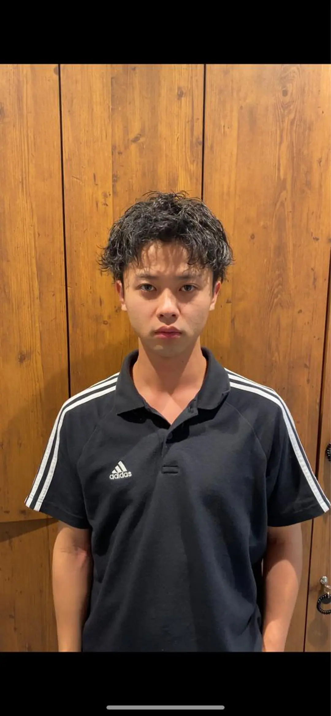 メンズ 透明感ブリーチ/ メンズパーマのヘアスタイル