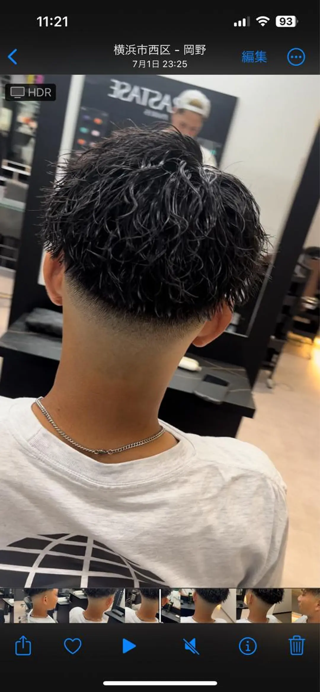ショート メンズ フェードカット スキンフェード 刈り上げ カット men'slapis YUTOのヘアスタイル