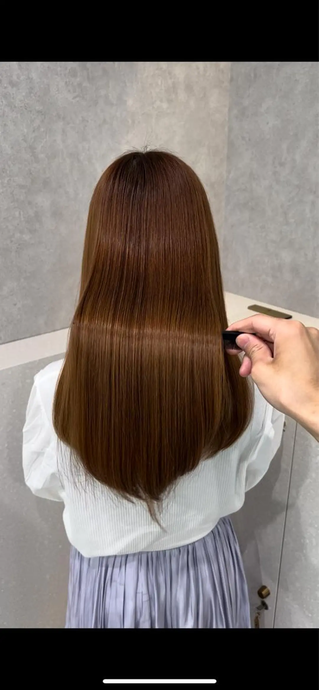 ロング カット ヘアカラー トリートメント レイヤー×韓国 🇰🇷鈴木啓太のヘアスタイル